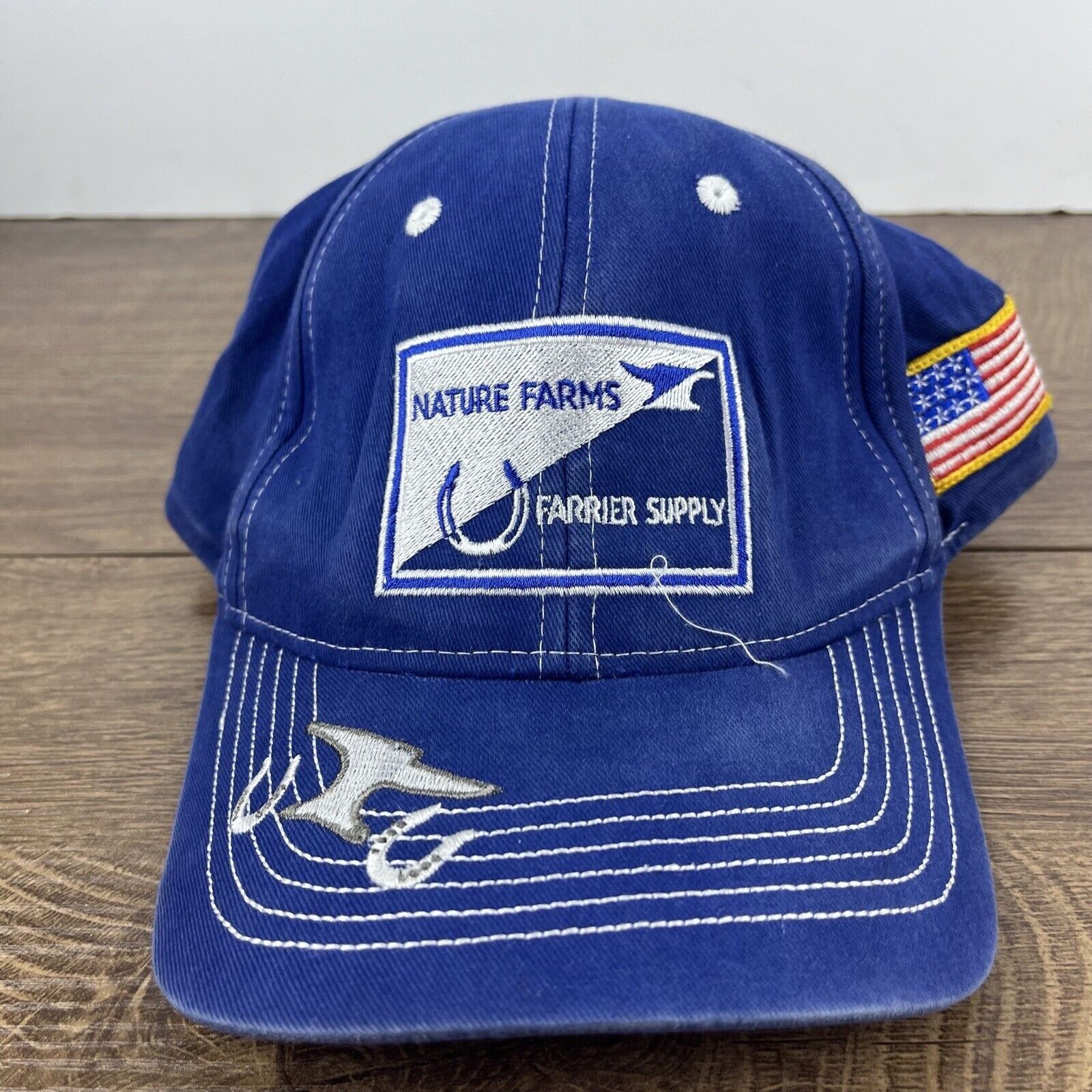 Other Nature Farms USA Hat Adjustable Hat Blue Hat Adjustable Blue Size ONE SIZE - 5 Thumbnail