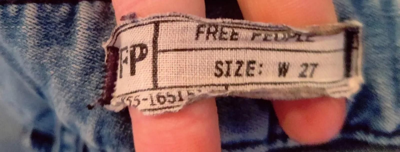 Free People Free People men's Jeans 27 Skinny Jean Mid Rise Light Blue R Size 27" / US 4 / IT 40 - 9 Thumbnail