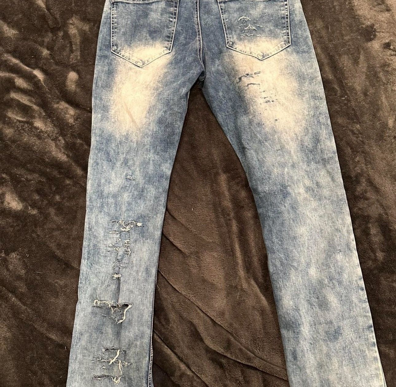 Other Bleached denim skinny jeans Size US 31 - 2 Thumbnail