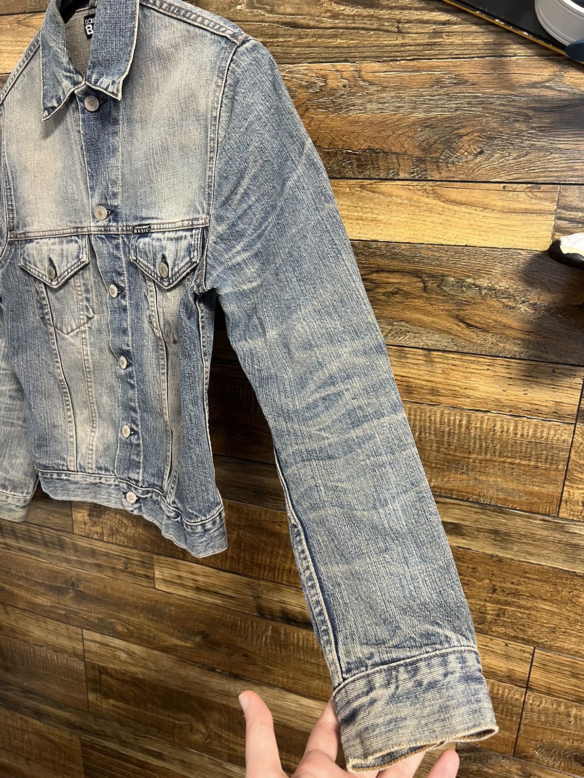 Dolce & Gabbana DOLCE & GABBANA Basic Denim Mens Bomber Jacket Size US S / EU 44-46 / 1 - 10 Thumbnail