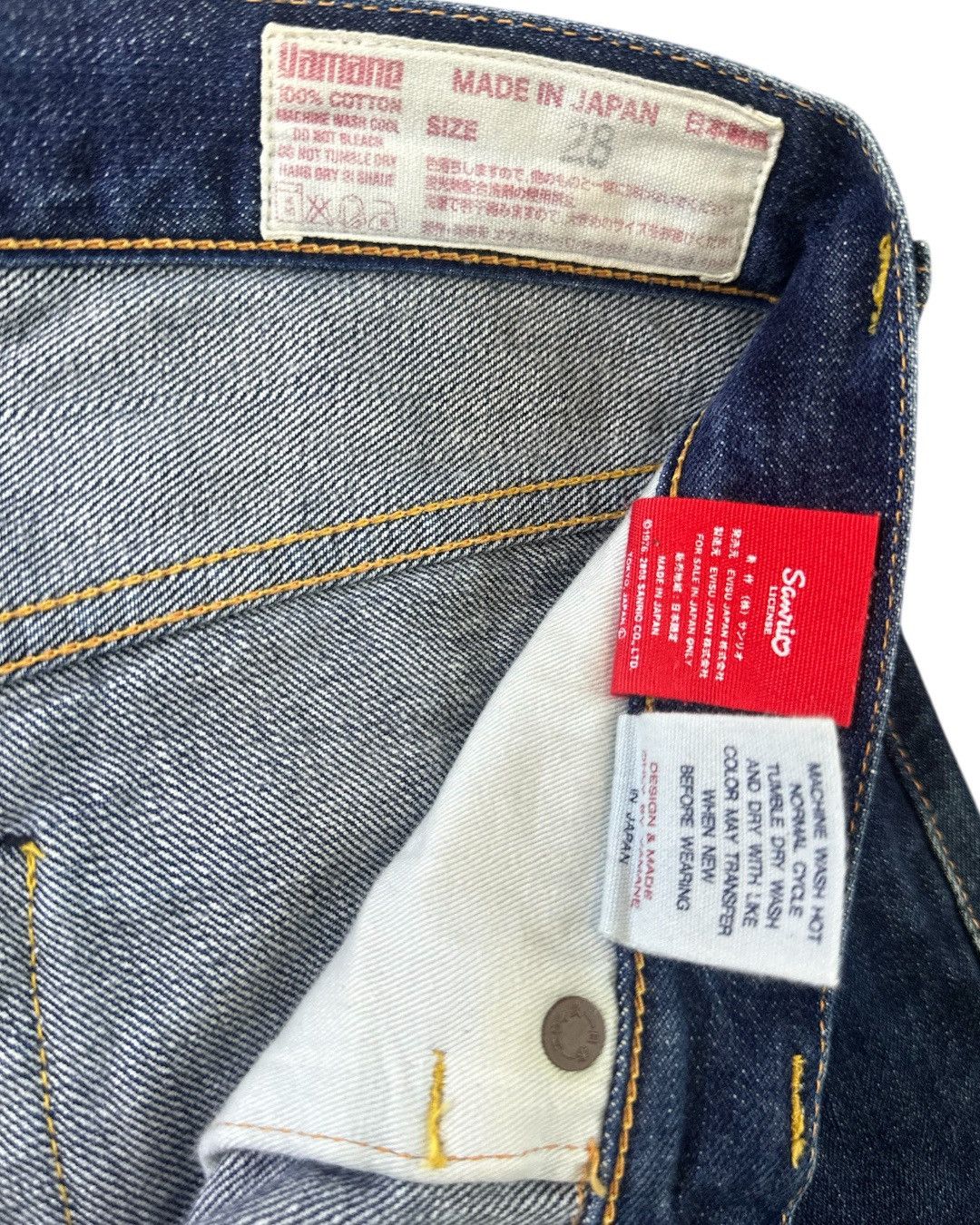 Evisu Rare 00s Evisu x Hello Kitty Collaboration Jeans Size US 28 / EU 44 - 6 Thumbnail