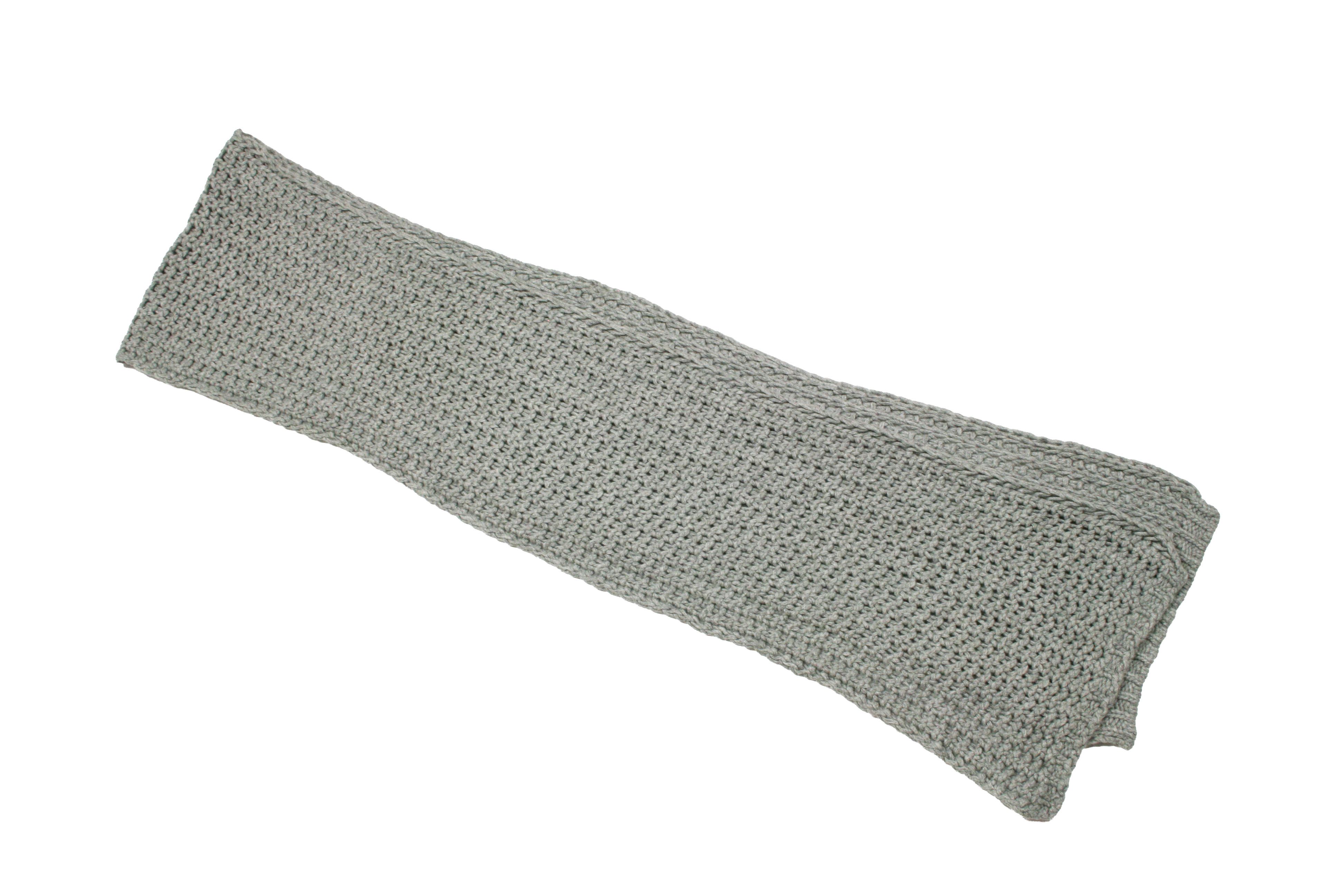 Moncler Logo Wool Knit Scarf Size ONE SIZE - 4 Thumbnail
