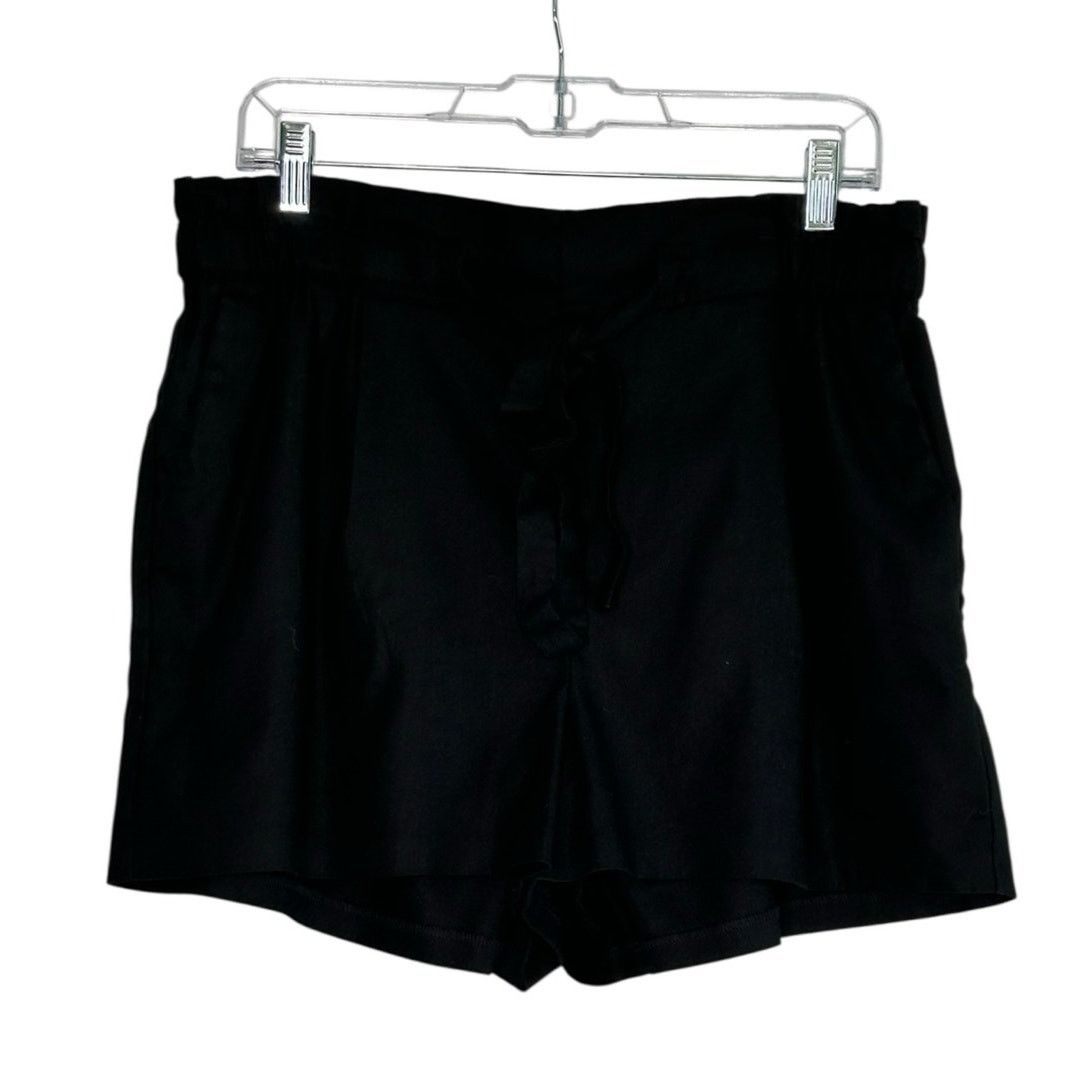 Express Express black high rise belted pleated shorts size large Size 34" / US 12 / IT 48 - 7 Thumbnail