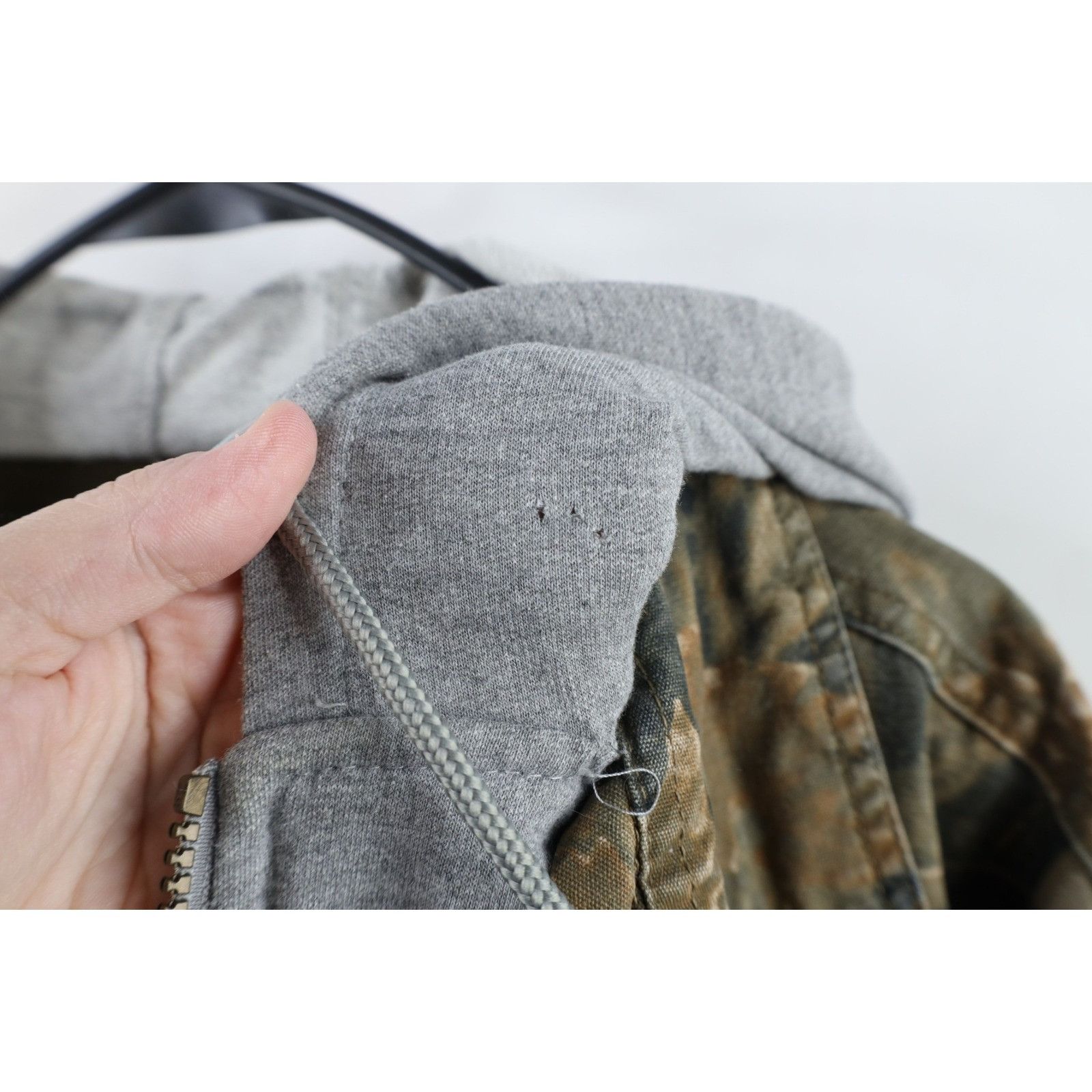 Vintage Vintage 90s Streetwear Faded Camouflage Hoodie Shirt Jacket Size US XL / EU 56 / 4 - 11 Thumbnail