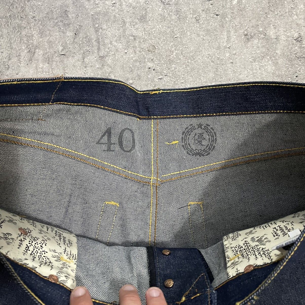 Evisu × Japanese Brand × RMC Jeans Red Monkey Company Jeans Baggy Fit Pocket Logo Size US 40 / EU 56 - 4 Thumbnail