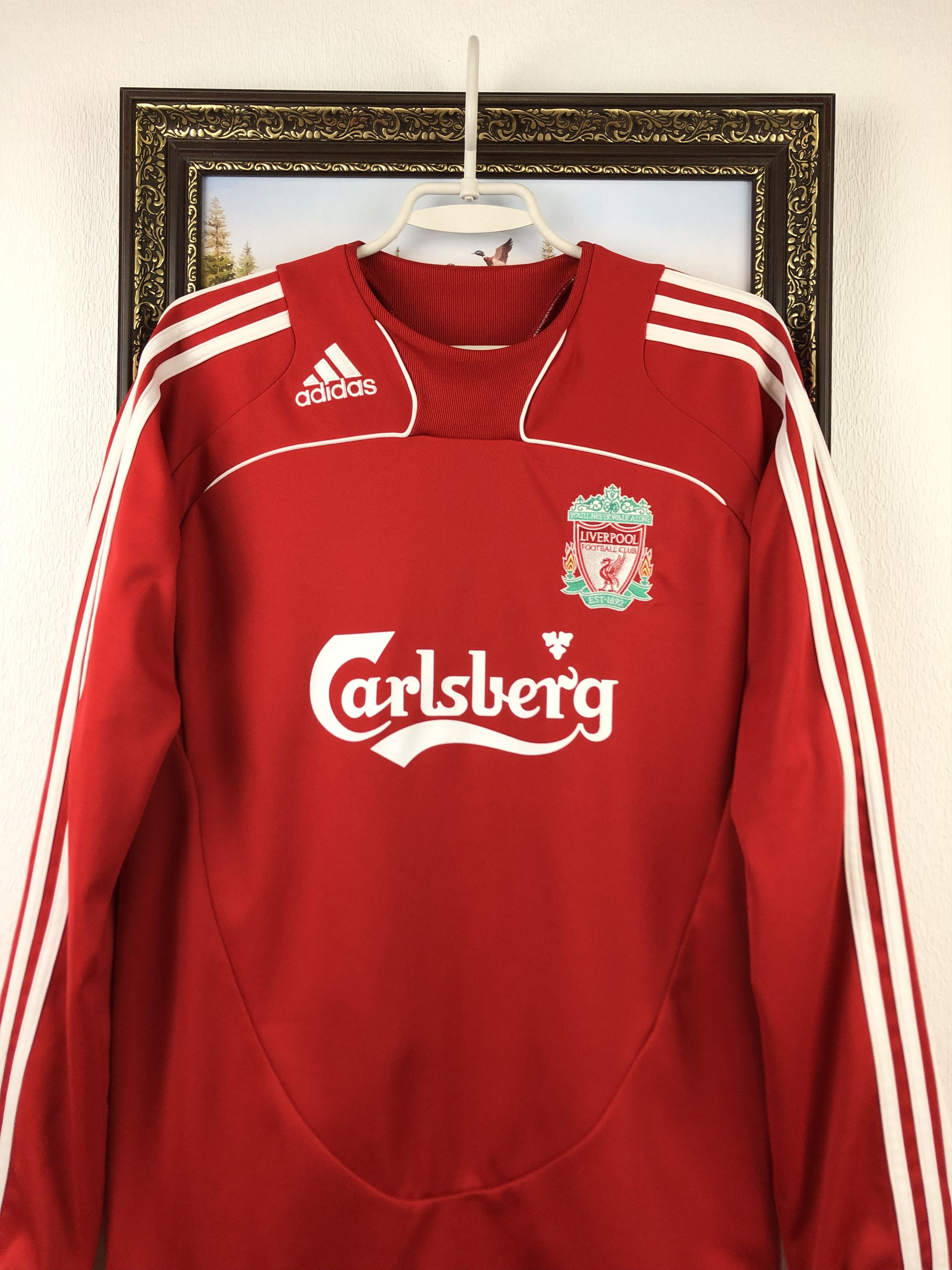 Adidas Vintage Liverpool Football Sweatshirt Soccer Jacket Rare Size US M / EU 48-50 / 2 - 2 Thumbnail