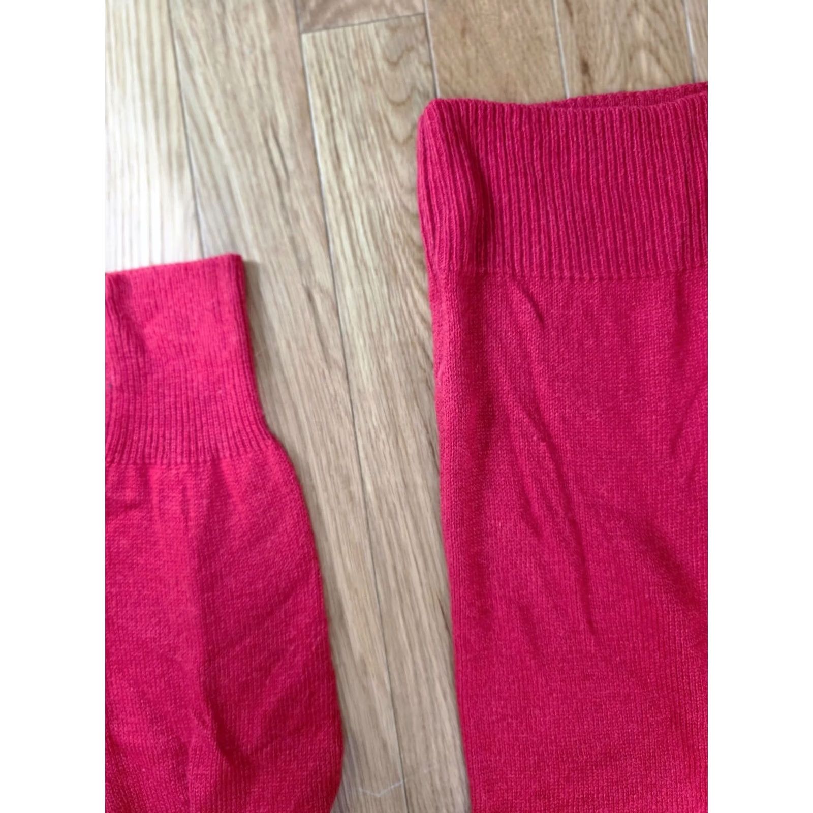 Gap Gap Luxe Pullover Sweater Women's M Red Acrylic Knit Crew Neck Long Sleeve Casual Winter Fall Spring Regular Fit Womens Mens Girls Boys Size M / US 6-8 / IT 42-44 - 6 Thumbnail