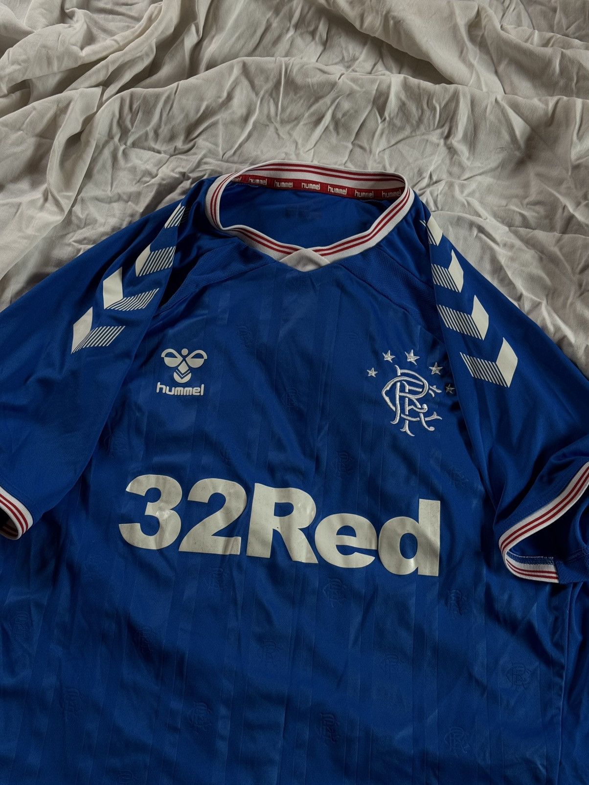 Hummel 2019 Hummel Rangers home soccer jersey Size US M / EU 48-50 / 2 - 2 Thumbnail