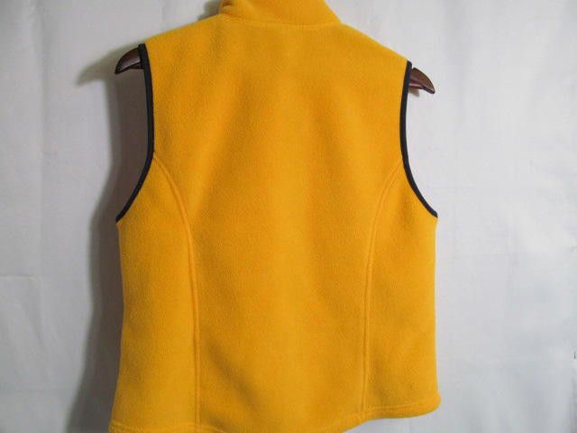 L.L. Bean Cozy Yellow Fleece Vest - Perfect for Layering! Size M / US 6-8 / IT 42-44 - 4 Thumbnail
