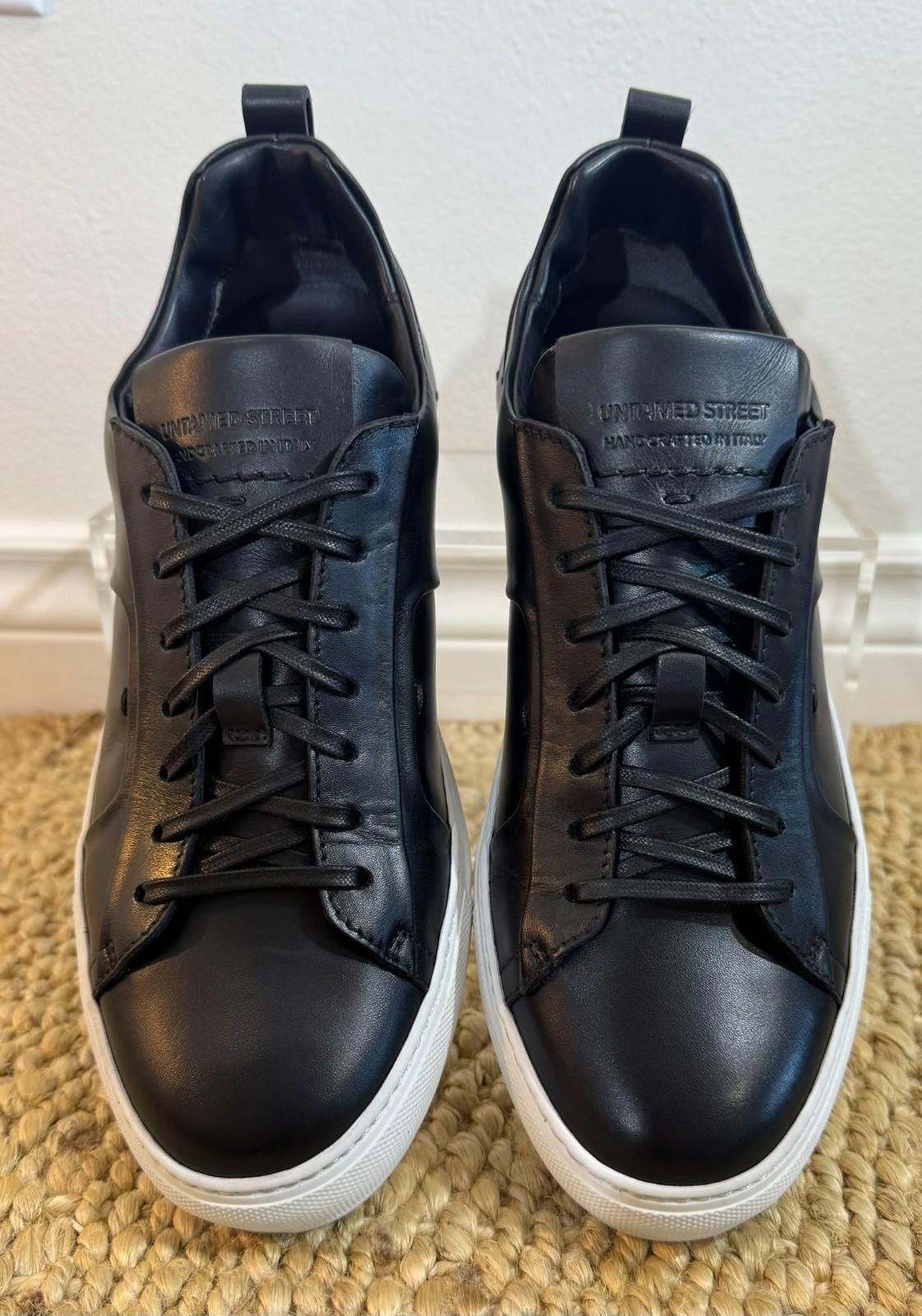 Other Italy Untamed Street Size 40 Skye Black Leather Shoes Mens 7 Size US 7 / EU 40 - 3 Thumbnail