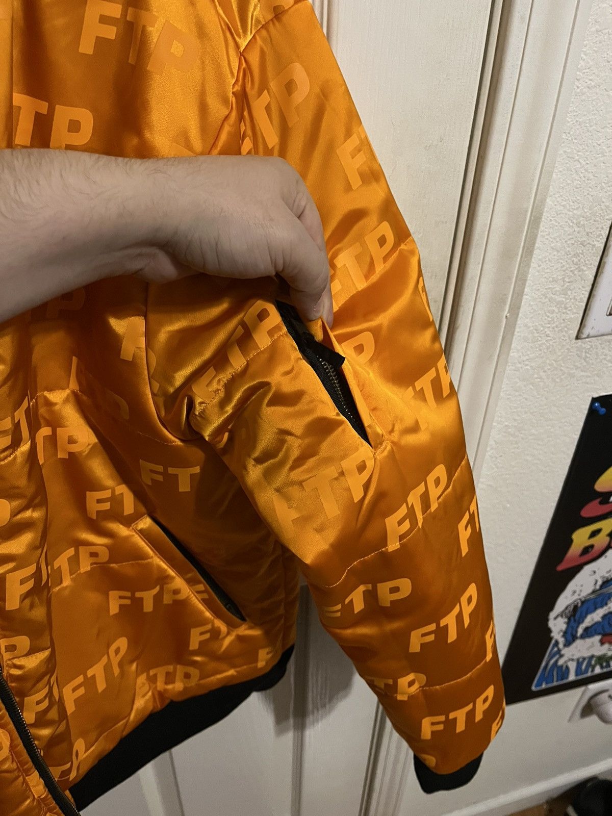 Fuck The Population FTP Reversible Bomber Size US L / EU 52-54 / 3 - 9 Thumbnail