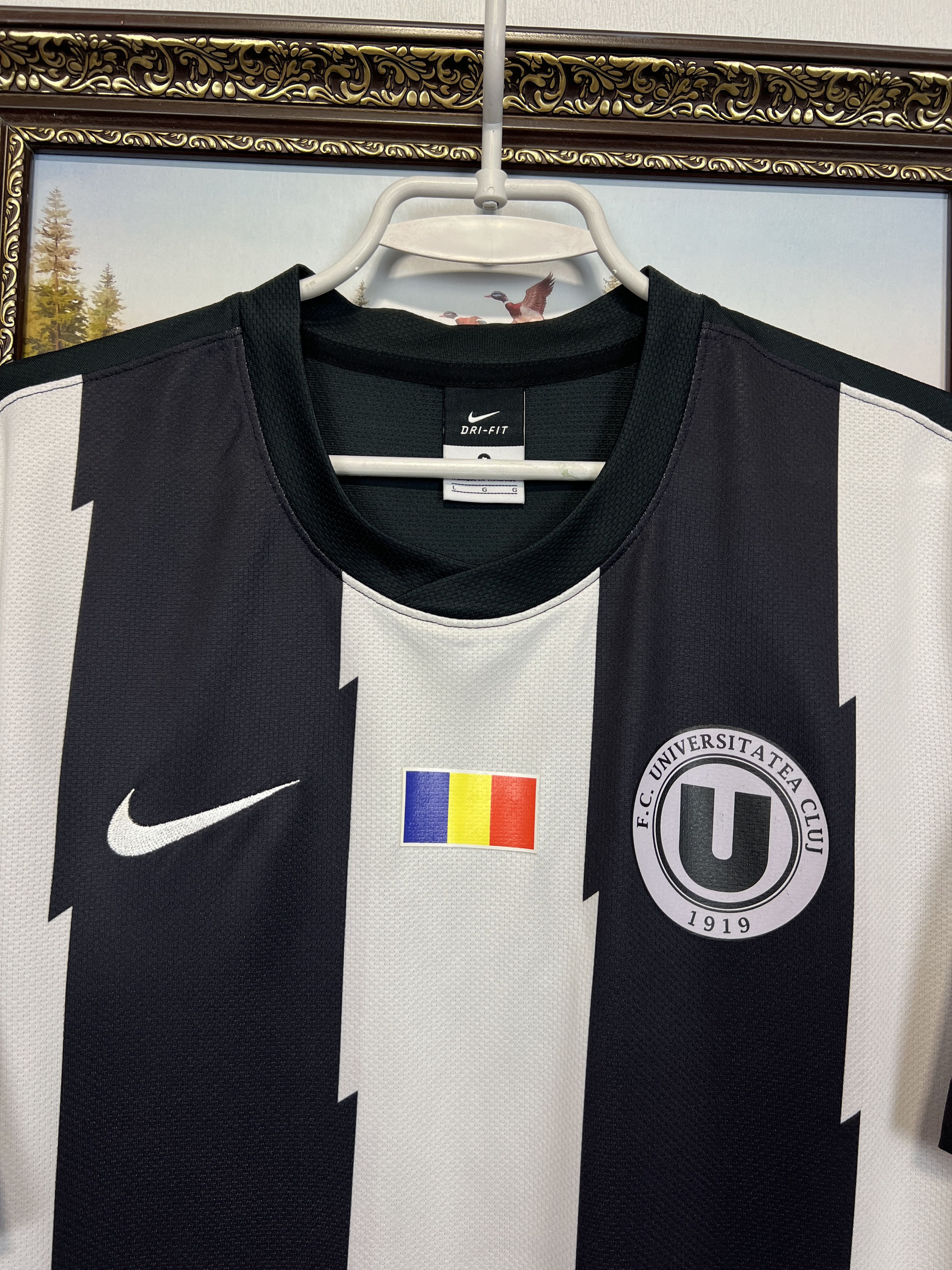 Nike Universitatea Cluj 2013 Home Football Soccer Jersey Trikot Size US L / EU 52-54 / 3 - 3 Thumbnail