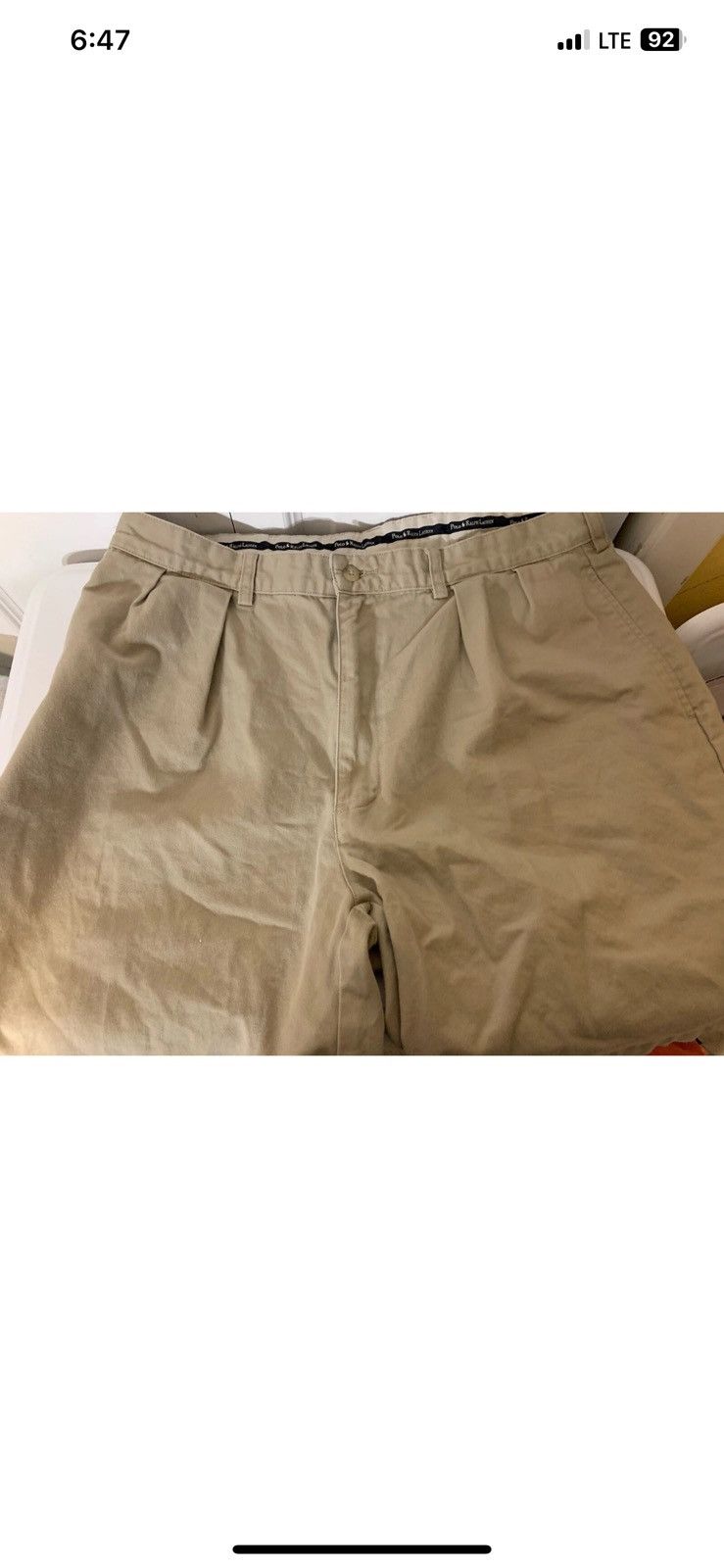 Polo Ralph Lauren Polo Ralph Lauren mens sz 36 cargo shorts beige Size US 36 / EU 52 - 9 Thumbnail