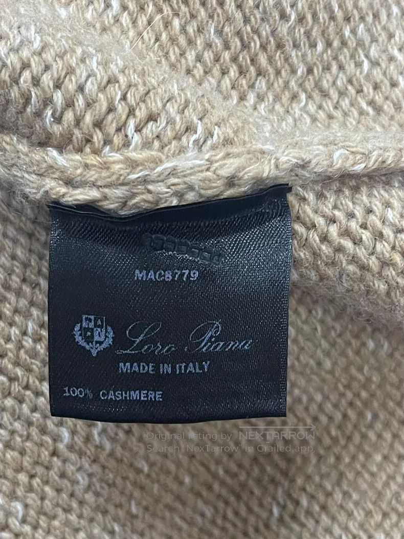 Loro Piana Loro Piana Khaki Classic High Neck Cashmere Sweater Size US M / EU 48-50 / 2 - 5 Thumbnail