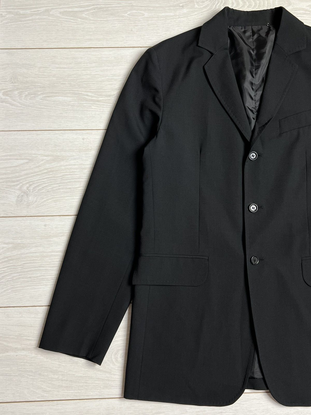 Dolce & Gabbana Archival Dolce & Gabbana & Line Black Blazer IT 52 Size 52R - 2 Thumbnail
