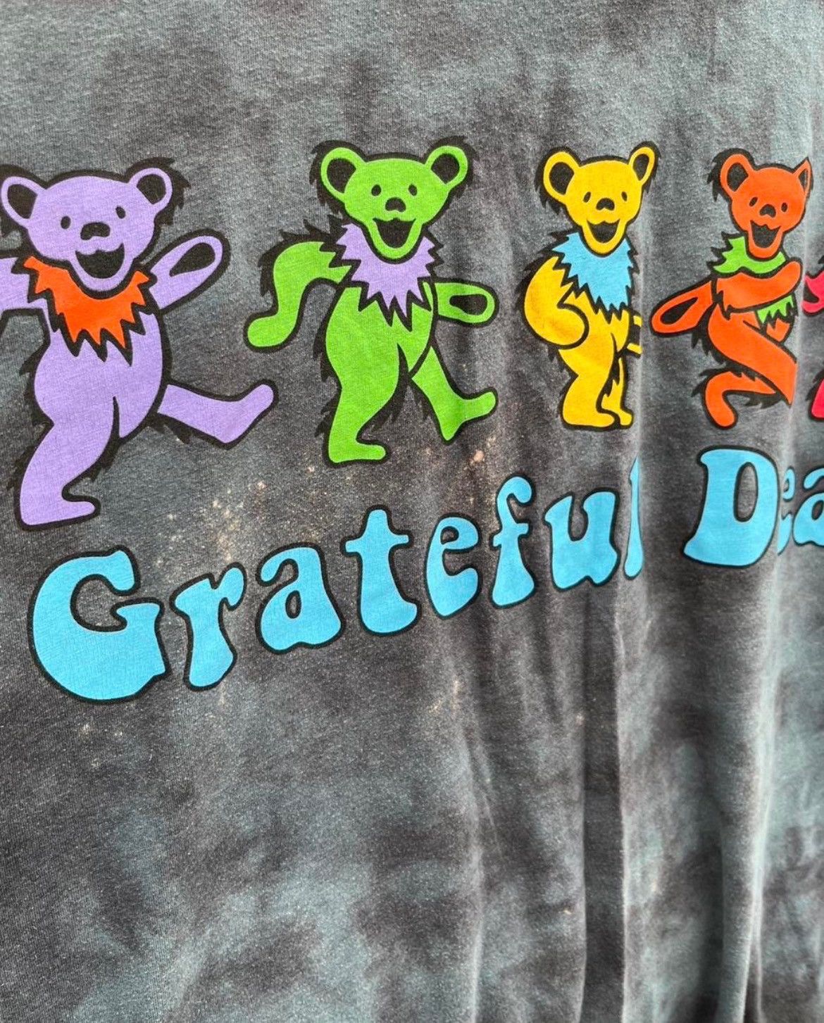 Liquid Blue Grateful Dead T Shirt Graphic Tie Dye Dancing Bears Size US XL / EU 56 / 4 - 6 Thumbnail