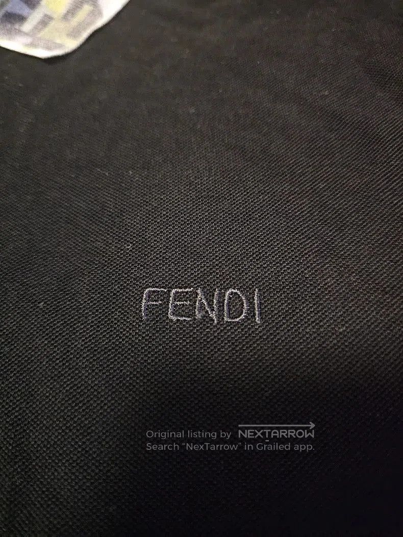Fendi Fendi Short Sleeve Polo Shirt. Size US XL / EU 56 / 4 - 2 Thumbnail