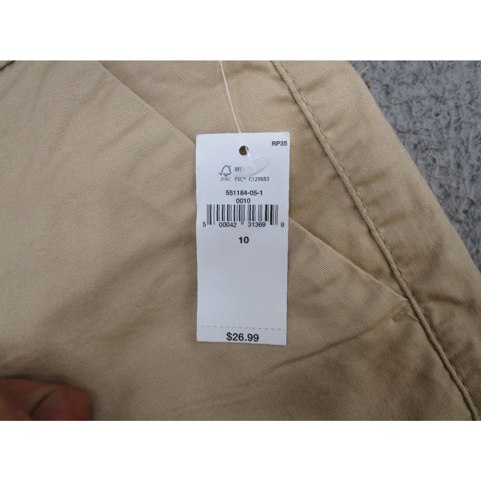 Old Navy Old Navy Beige Chino Shorts Williamsburg? (Oops) Size 32" / US 10 / IT 46 - 2 Thumbnail