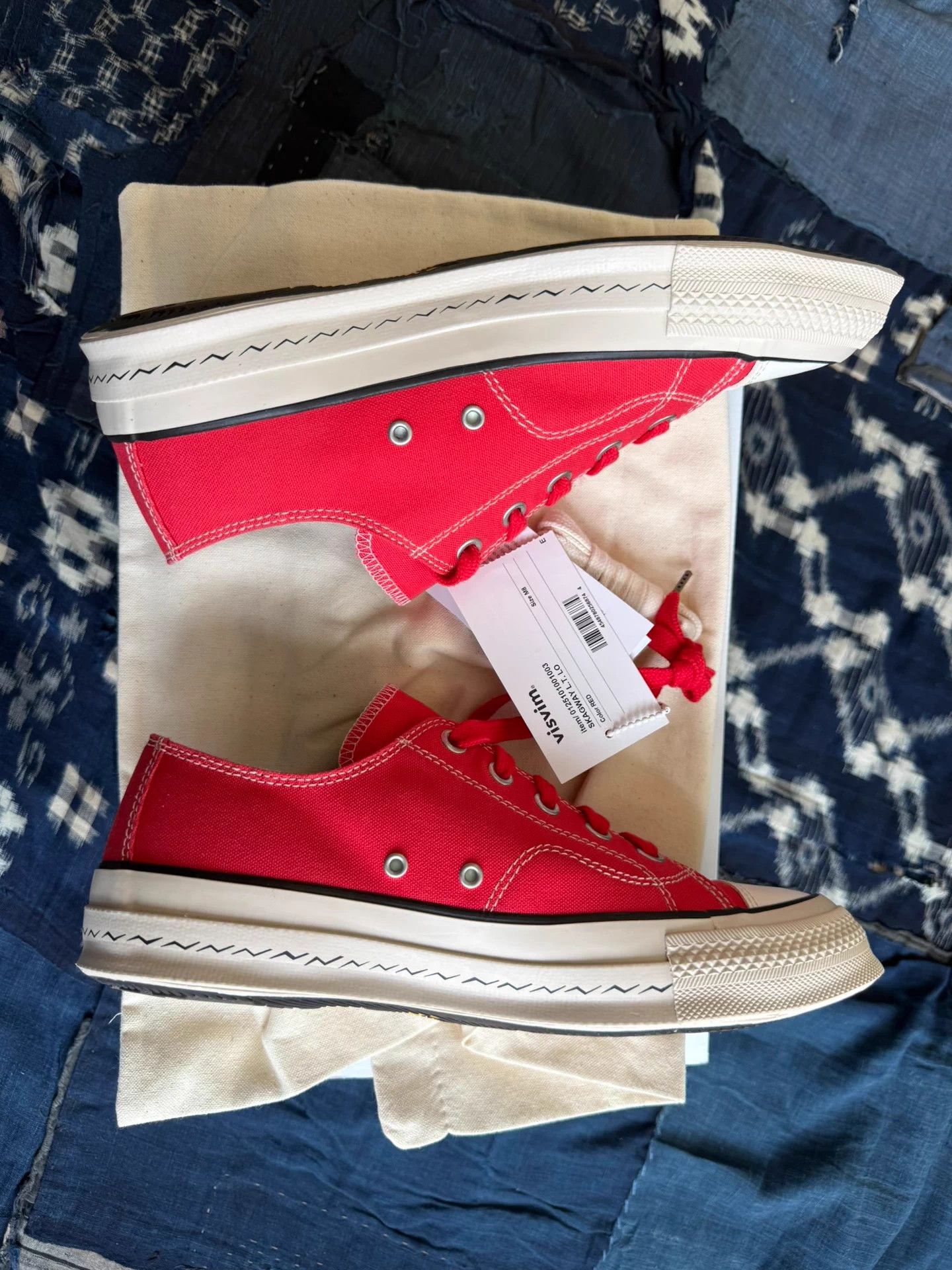Visvim VISVIM 25SS Skagway L.T. Lo Red Size 8 New Size US 8 / EU 41 - 4 Thumbnail