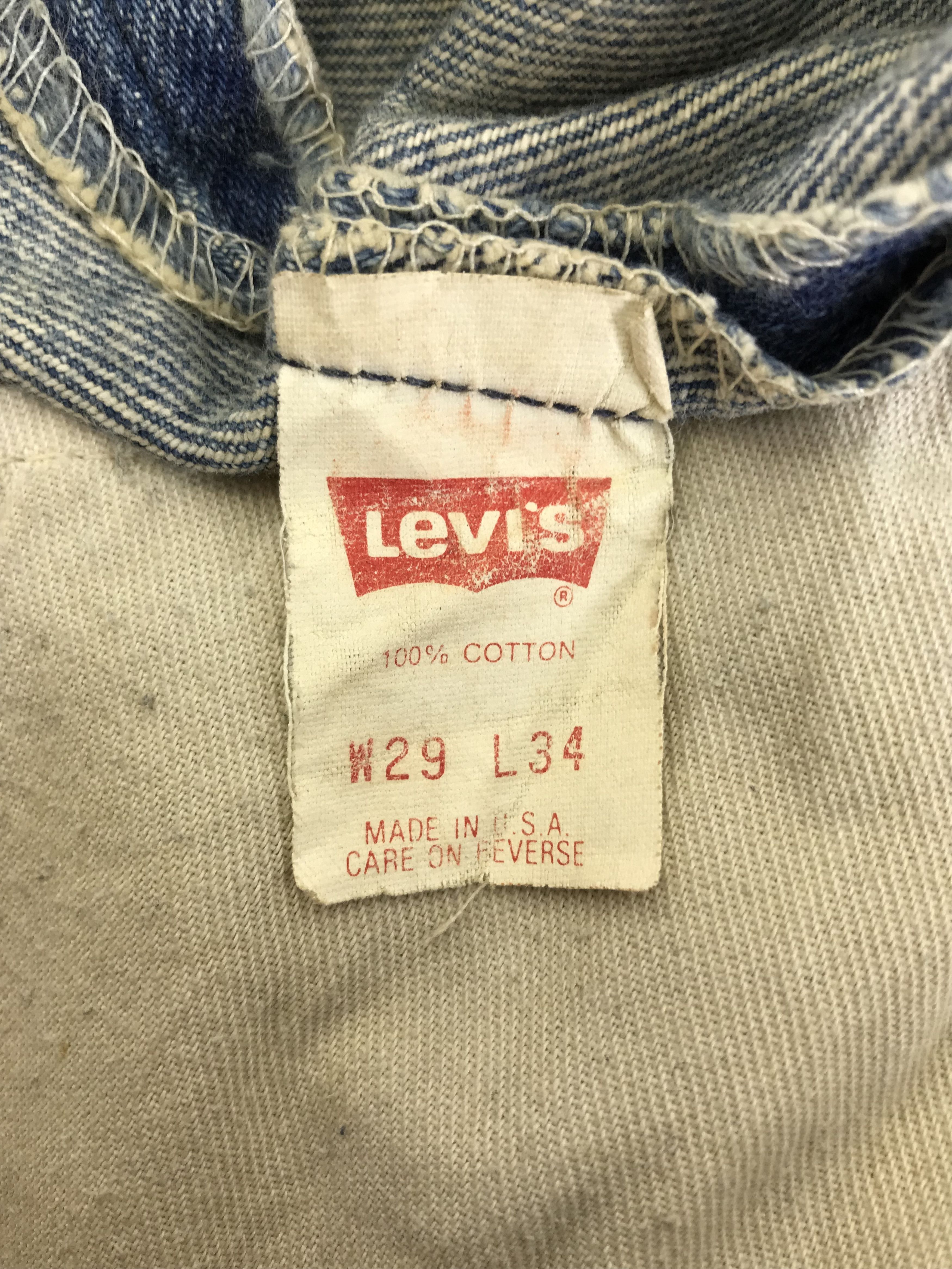 Levi's Vintage Levi's 501 Mud Wash Jeans Size US 29 - 12 Thumbnail