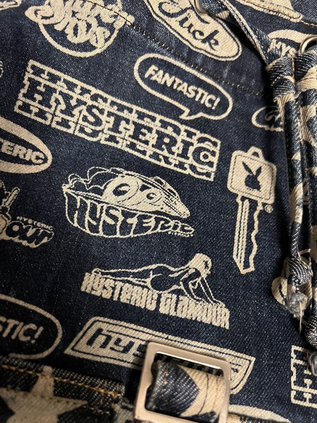Hysteric Glamour Vintage Hysteric Glamour denim backpack Size ONE SIZE - 5 Thumbnail