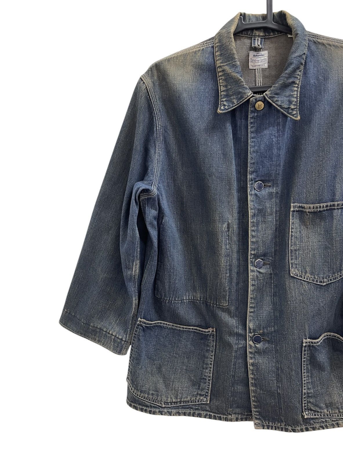 Japanese Brand Bohemian's Deeptone Denim Jacket Size US S / EU 44-46 / 1 - 2 Thumbnail