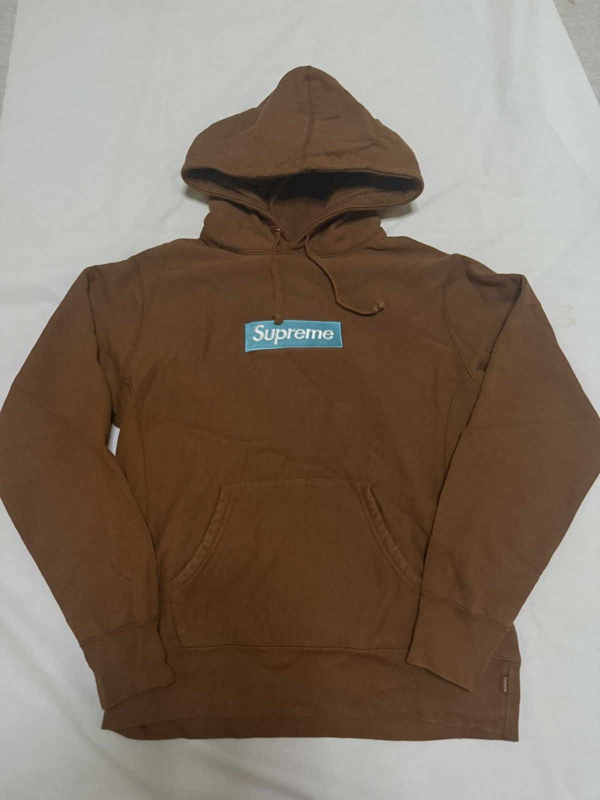 Supreme Supreme fw17 rust Brown box logo hooded hoodie Size US S / EU 44-46 / 1 - 1 Thumbnail