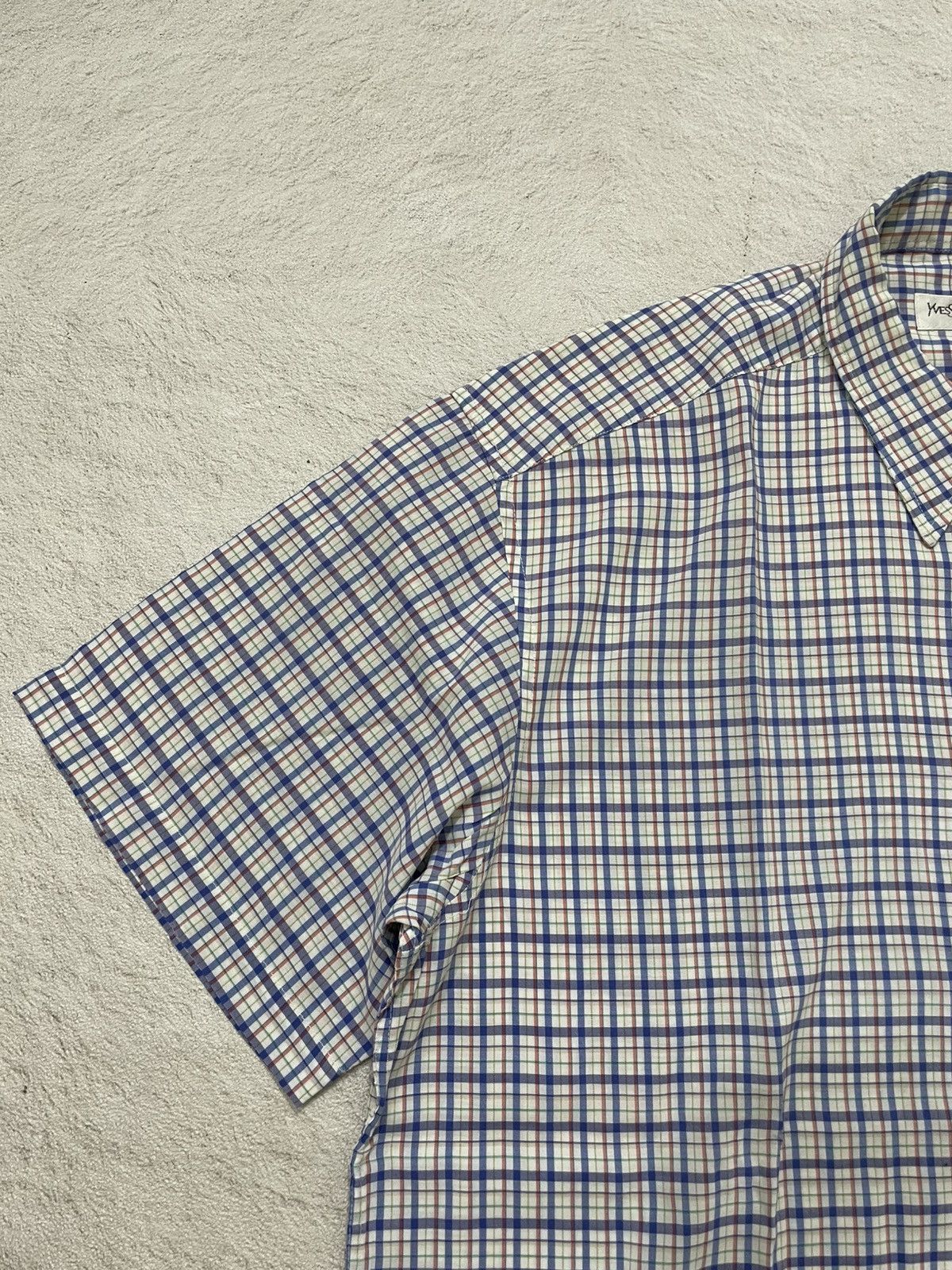 Yves Saint Laurent 2000s YSL Shirt Plaid Vintage Hysteric y’s Ifsix Japan LGB Size US XXL / EU 58 / 5 - 3 Thumbnail
