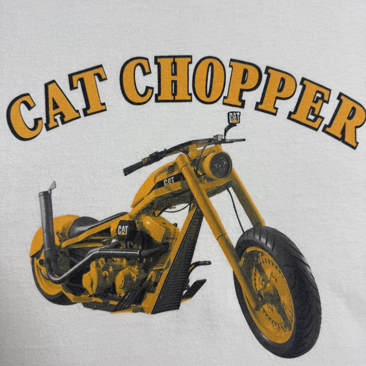 West Coast Choppers 21x29.5 Vintage Caterpillar x Orange County Choppers Y2K tee Size US M / EU 48-50 / 2 - 3 Thumbnail