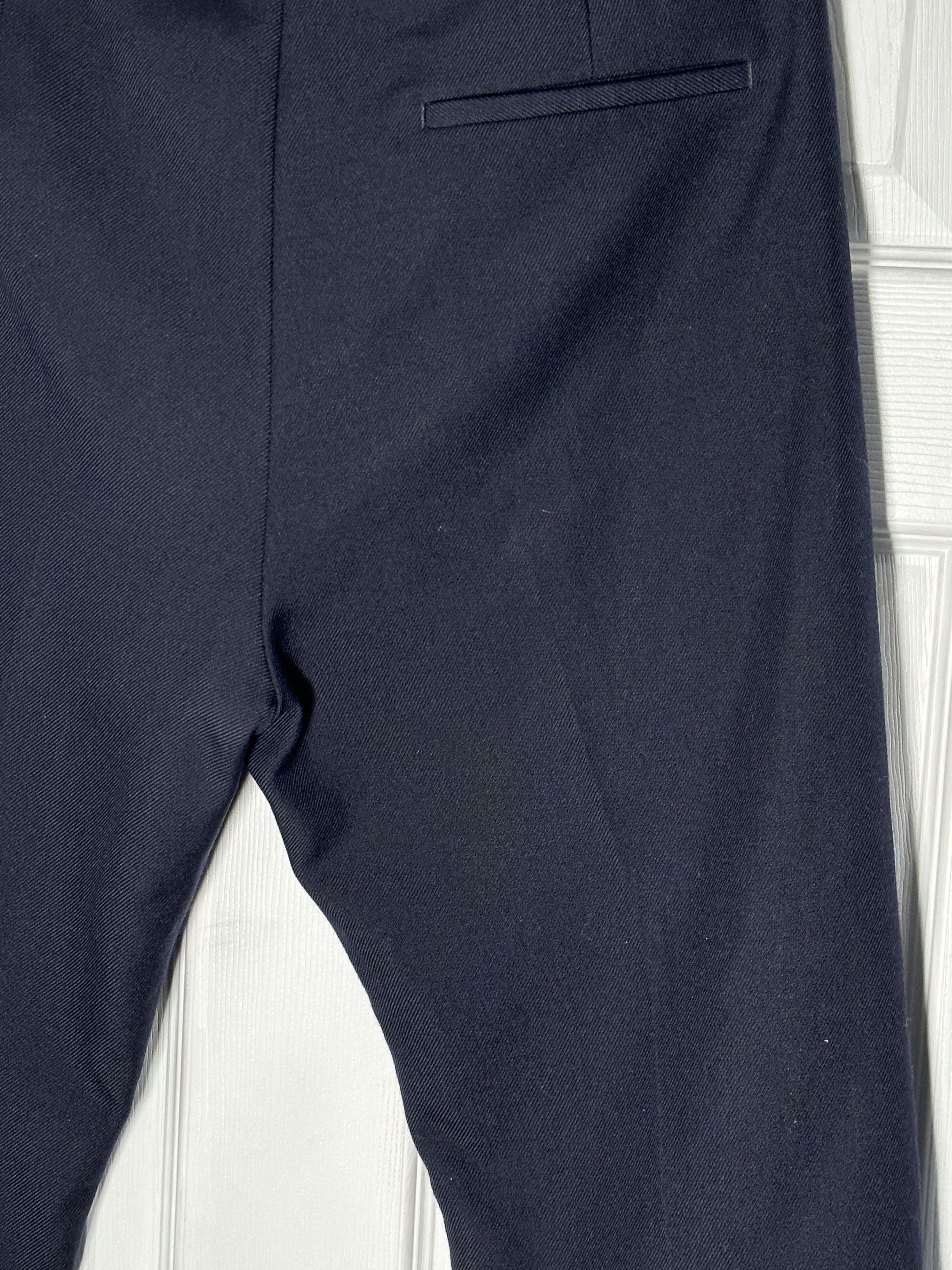 Balenciaga Navy Wool Tapered Balenciaga Trousers Size 48R - 7 Thumbnail