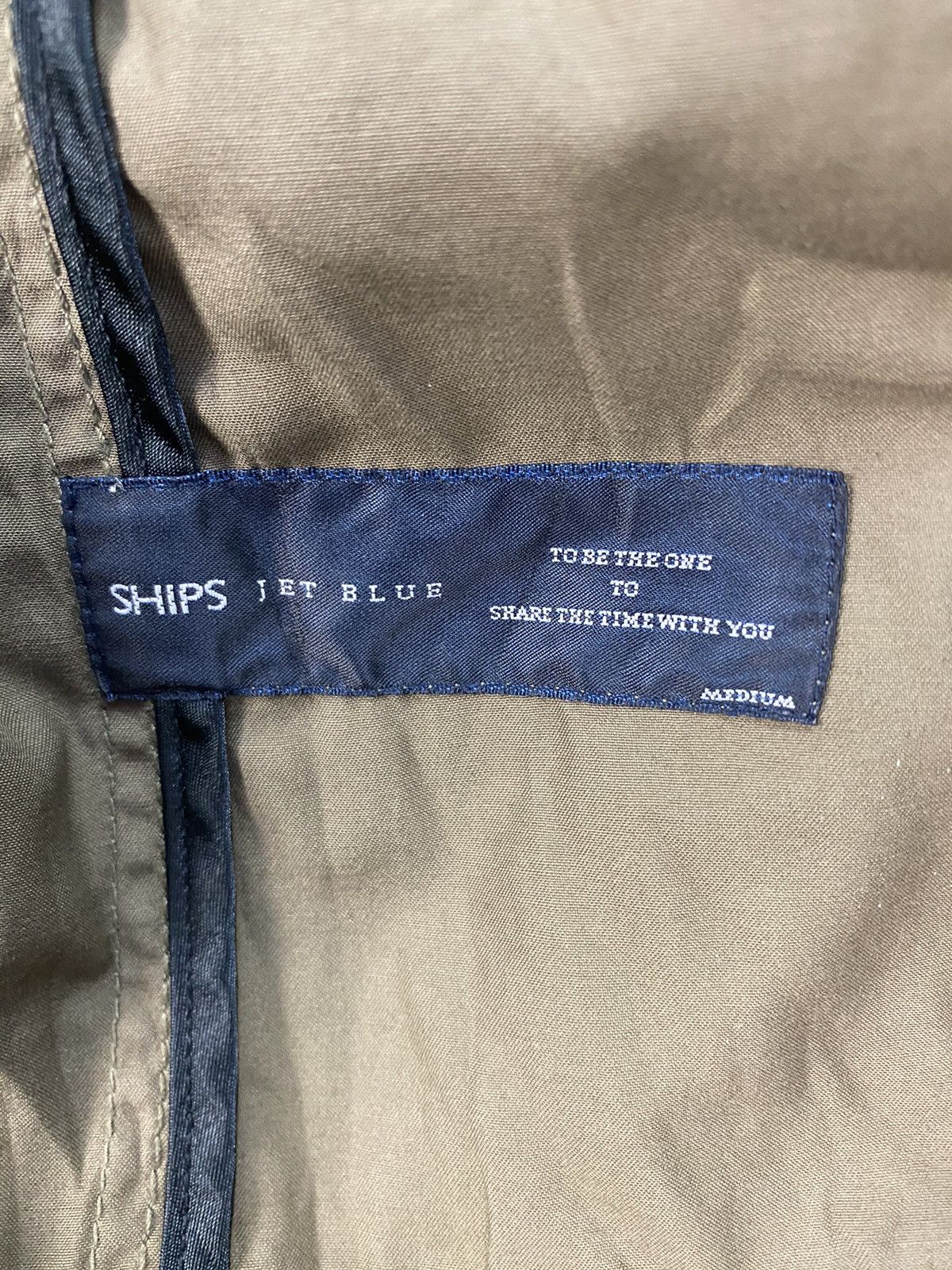 SHIPS Ships Jet Blue Military Jacket Size US M / EU 48-50 / 2 - 7 Thumbnail