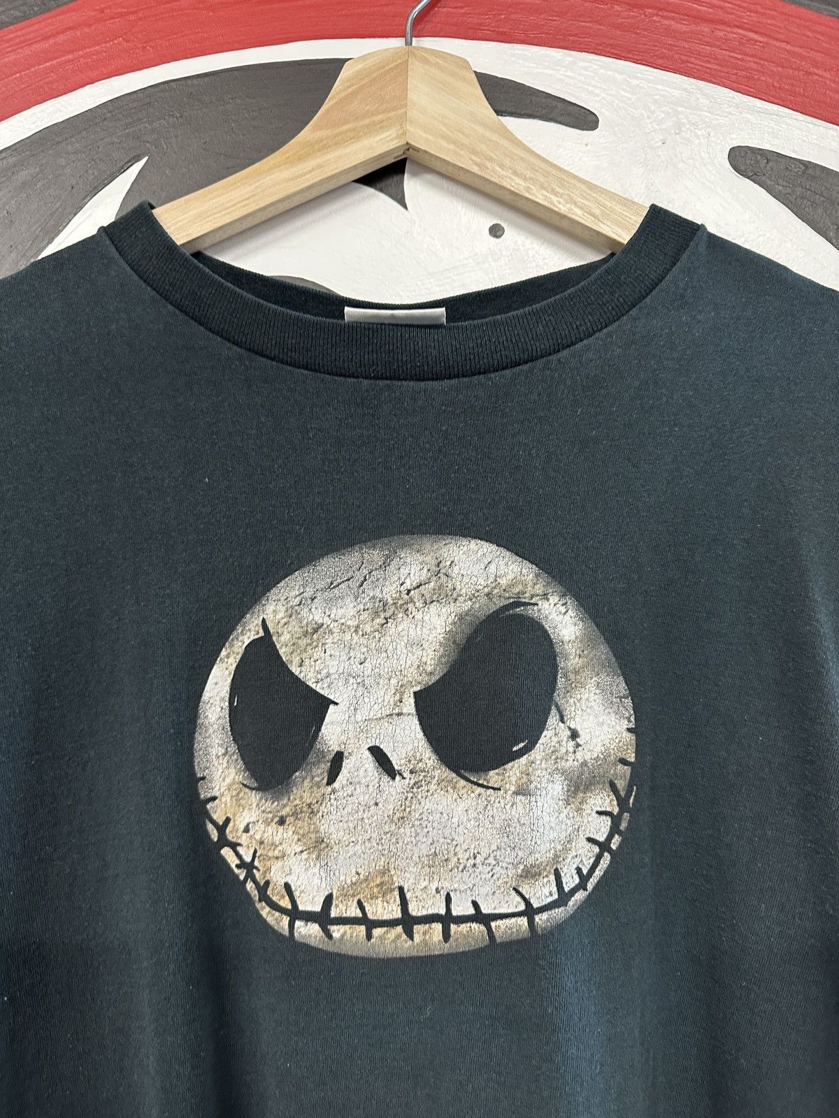 Disney × Vintage Vintage 90s Jack Skellington Nightmare Before Christmas Tee Size US XL / EU 56 / 4 - 2 Thumbnail