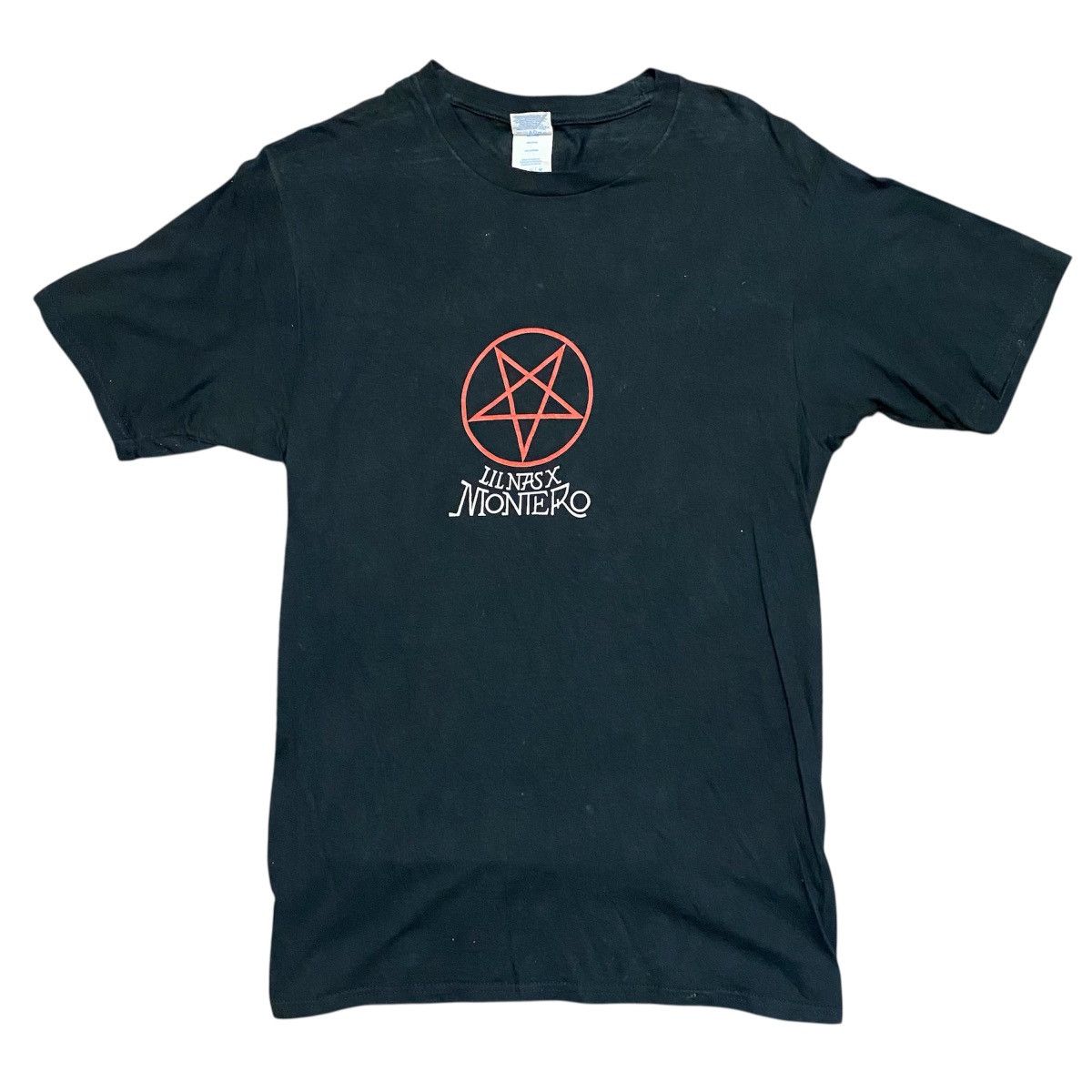 Band Tees Lil Nas X Montero Pentagram Tshirt Size US M / EU 48-50 / 2 - 1 Thumbnail