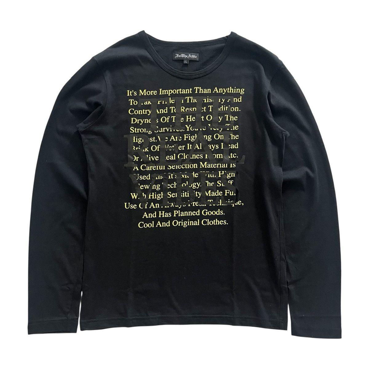 In The Attic In The Attic Poem Longsleeve Size US M / EU 48-50 / 2 - 1 Thumbnail
