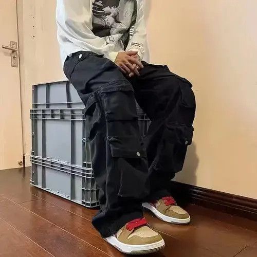 Jean Technical Multi pocket utility cargopants Size US 34 / EU 50 - 1 Thumbnail