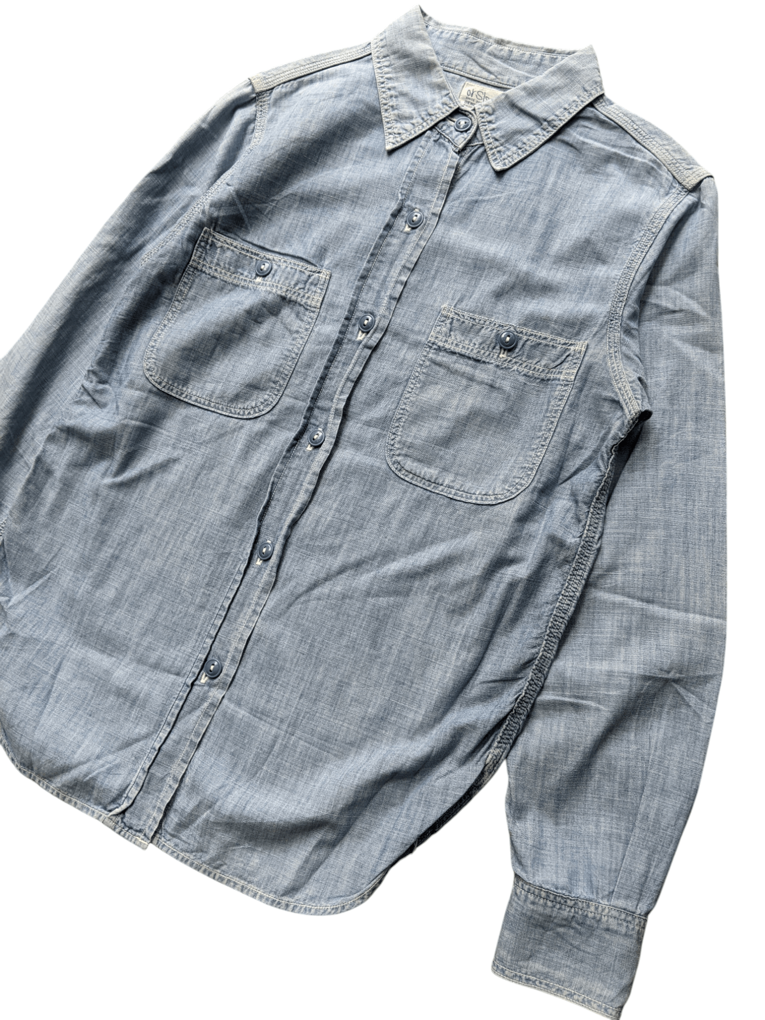 Orslow Orslow Chambray Shirt Size US S / EU 44-46 / 1 - 3 Thumbnail