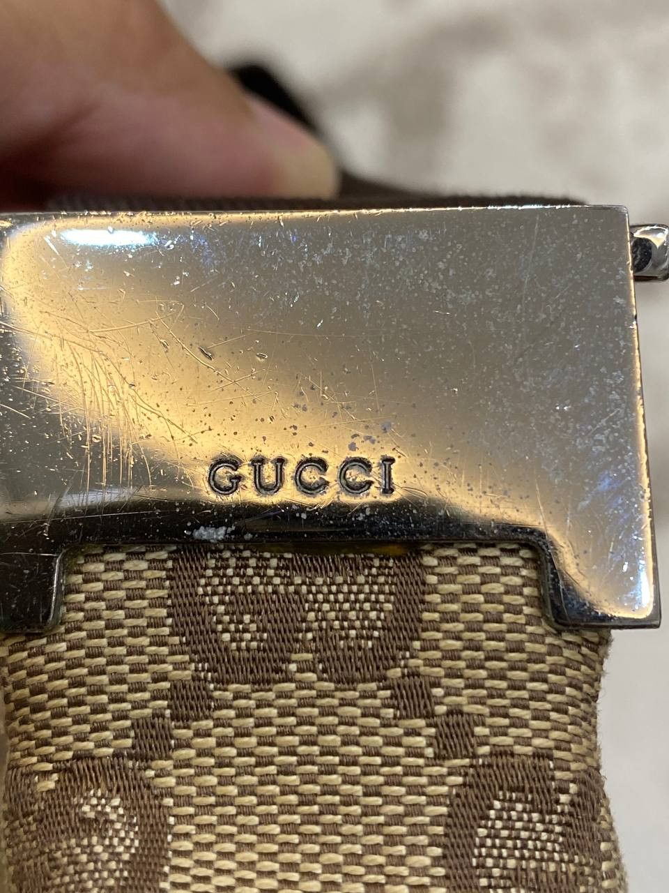 Gucci Gucci Brown GG Canvas Shoulder Bag Beige Size ONE SIZE - 8 Thumbnail