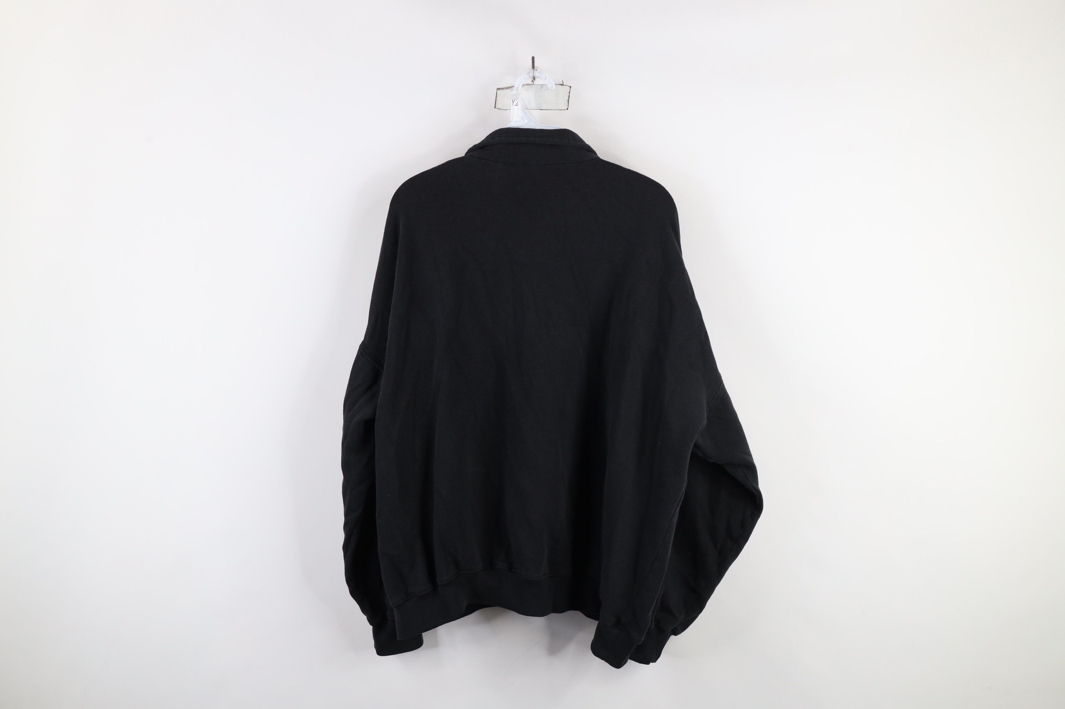 Vintage Vintage 90s Streetwear Block Cable Knit Collared Sweatshirt Size US XL / EU 56 / 4 - 15 Thumbnail