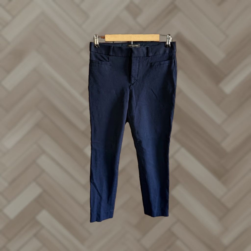 Banana Republic Banana Republic Pants Womens Chino Blue Sloan Business Size 4 Size 27" / US 4 / IT 40 - 1 Thumbnail