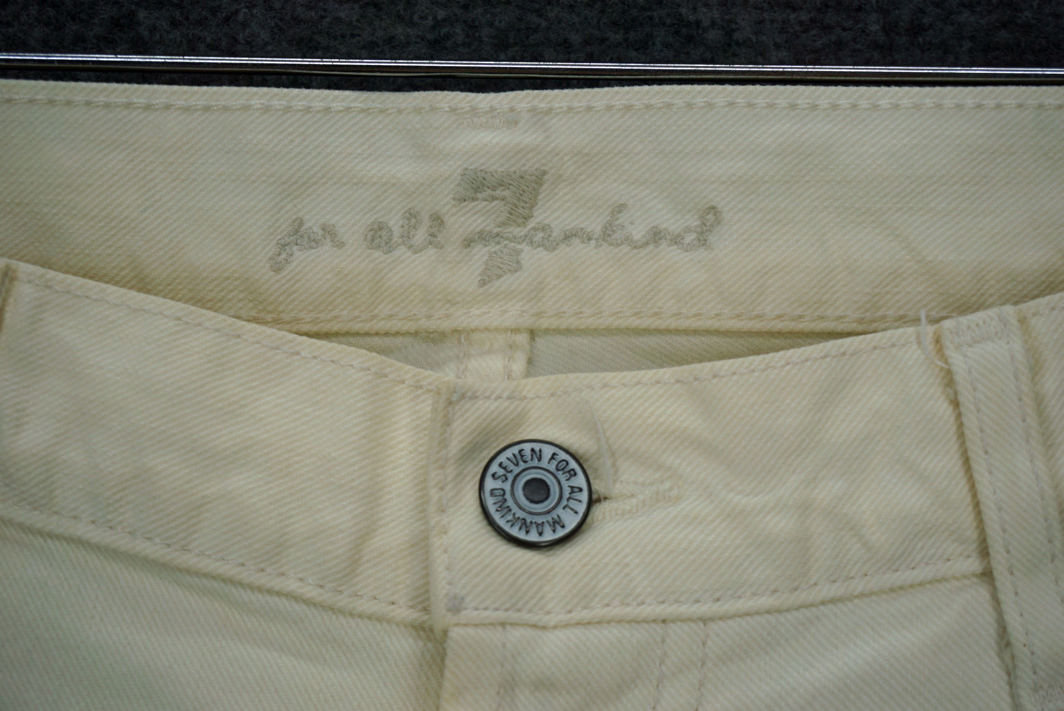 7 For All Mankind 7FAM Jeans Size 36 fit W37xL35 Straight-Leg Denim USA Size US 36 / EU 52 - 5 Thumbnail