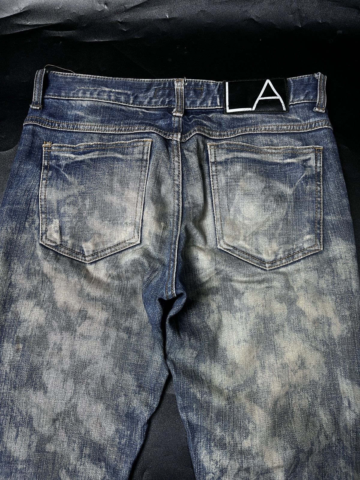 Lad Musician Archive Lad Musician Acid Bleach Distressed Skinny Jeans Size US 30 / EU 46 - 6 Thumbnail