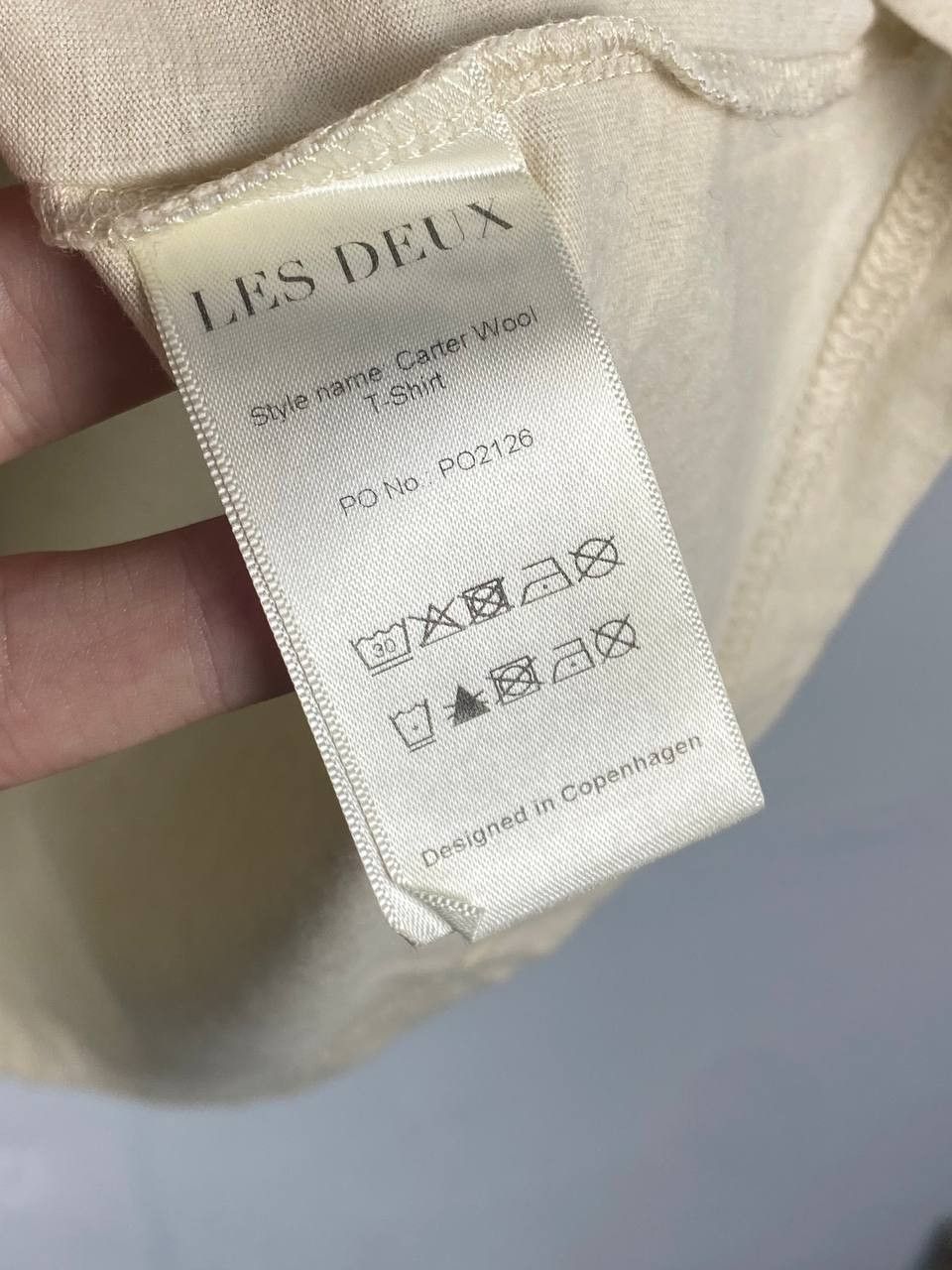 Les Deux Aime Leon Dore Style Les Deux Carter Wool T Shirt Size US M / EU 48-50 / 2 - 9 Thumbnail