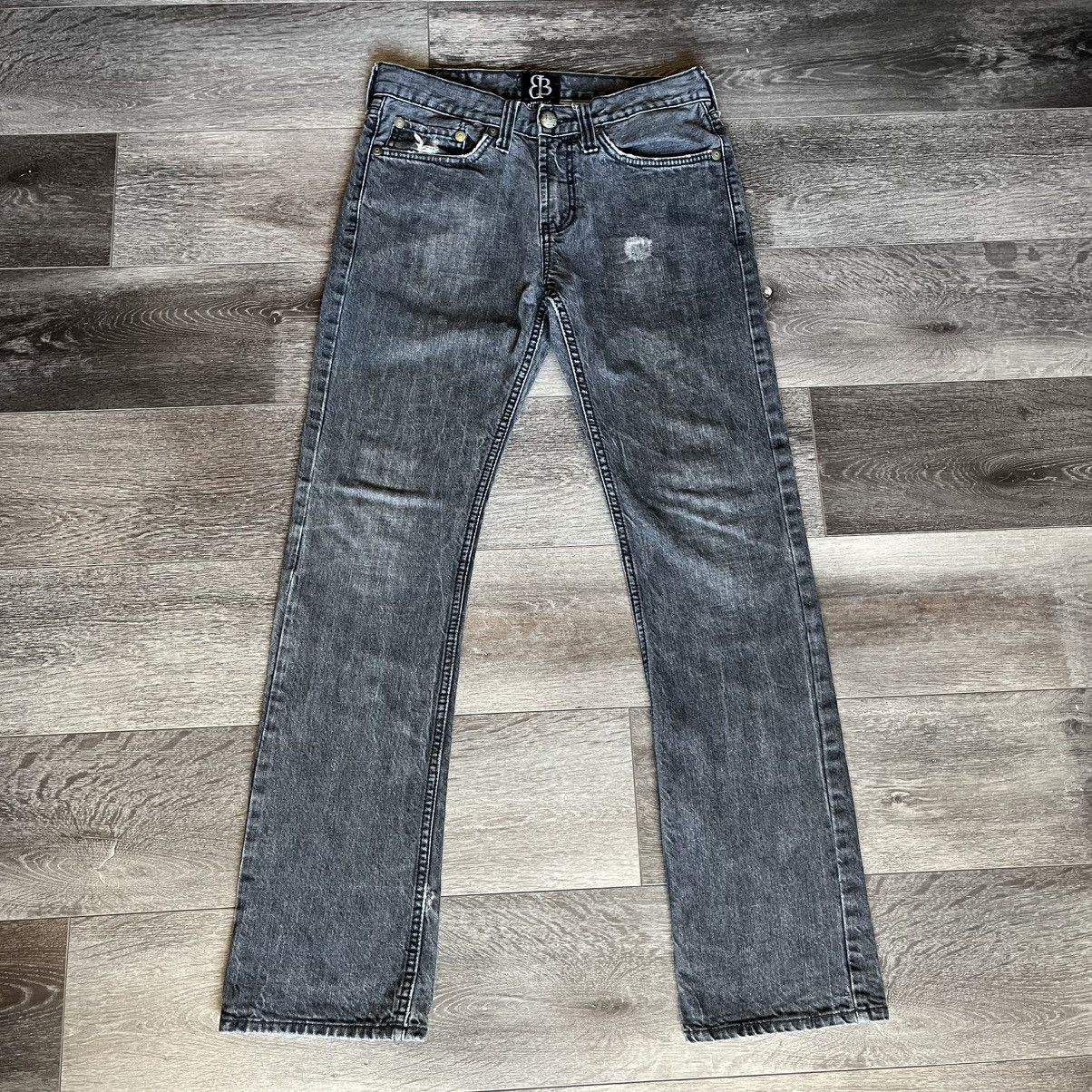 Bullhead Denim Co. Vintage Y2K Bullhead Affliction Style Slim Denim Jeans 28x30 Size US 28 / EU 44 - 2 Thumbnail