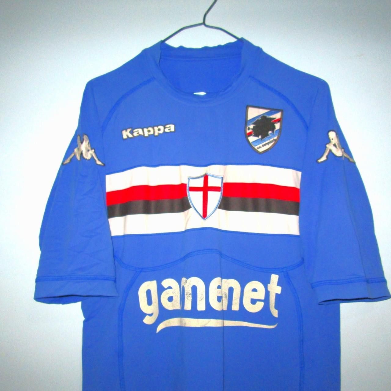 Kappa Fc Sampdoria 2011 2012 Home Shirt Jersey Size US L / EU 52-54 / 3 - 1 Thumbnail