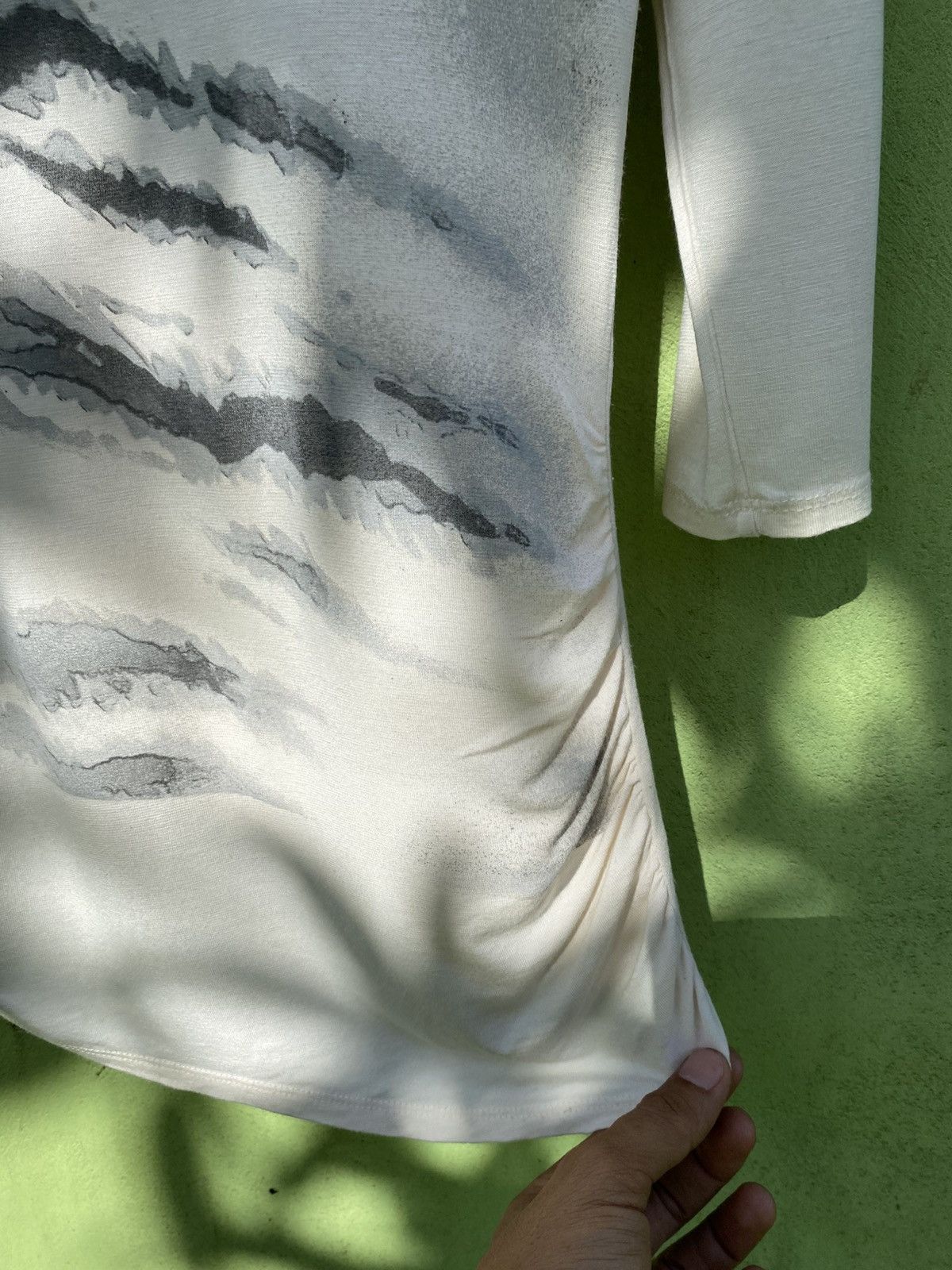 Morgan De Toi Morgan De Toi Vintage Chain Trompe L’Oeil Sheer Longsleeve Size ONE SIZE - 6 Thumbnail