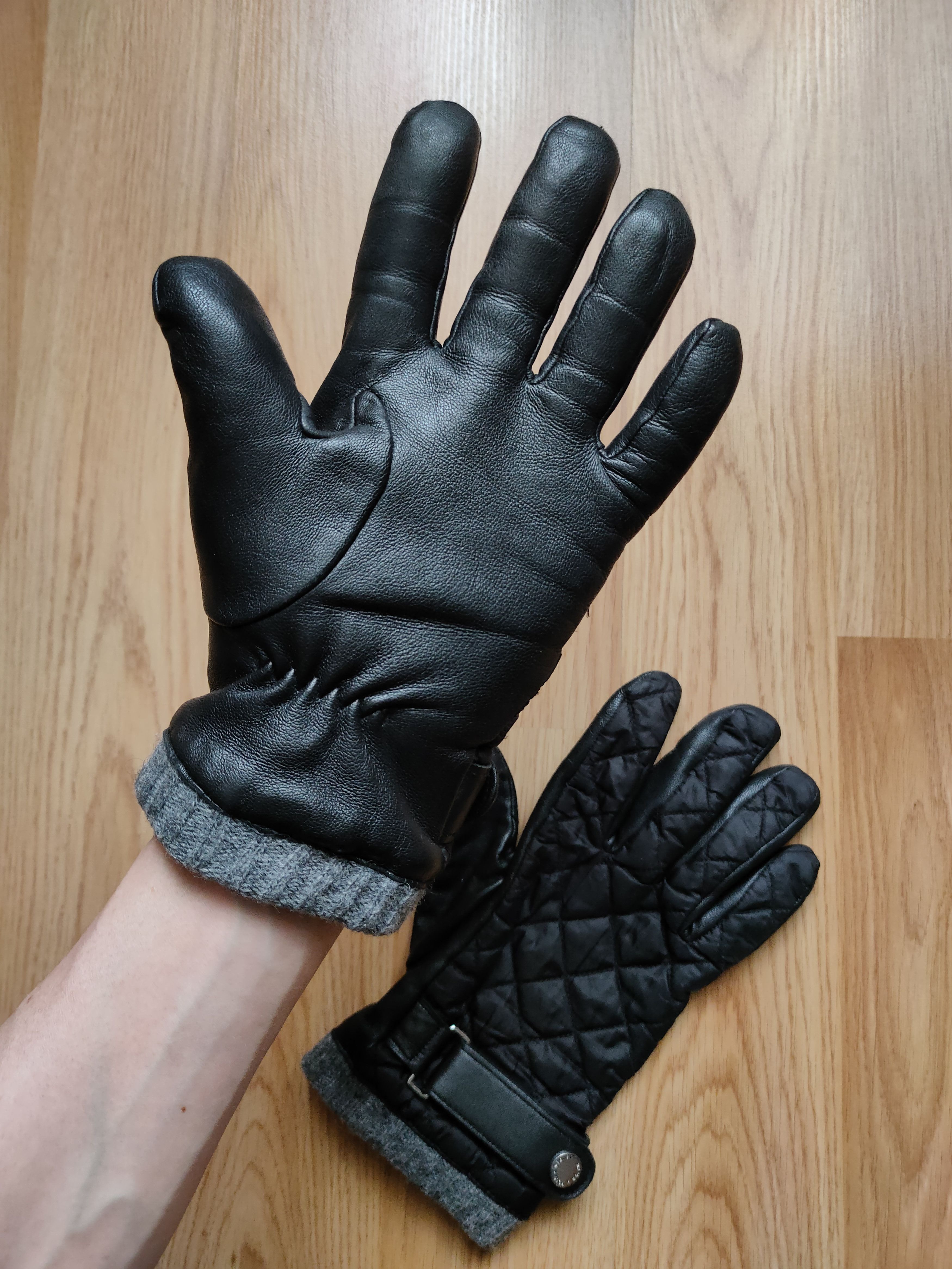 Polo Ralph Lauren Polo Ralph Lauren leather gloves stylish woolen gloves RL Size ONE SIZE - 2 Thumbnail