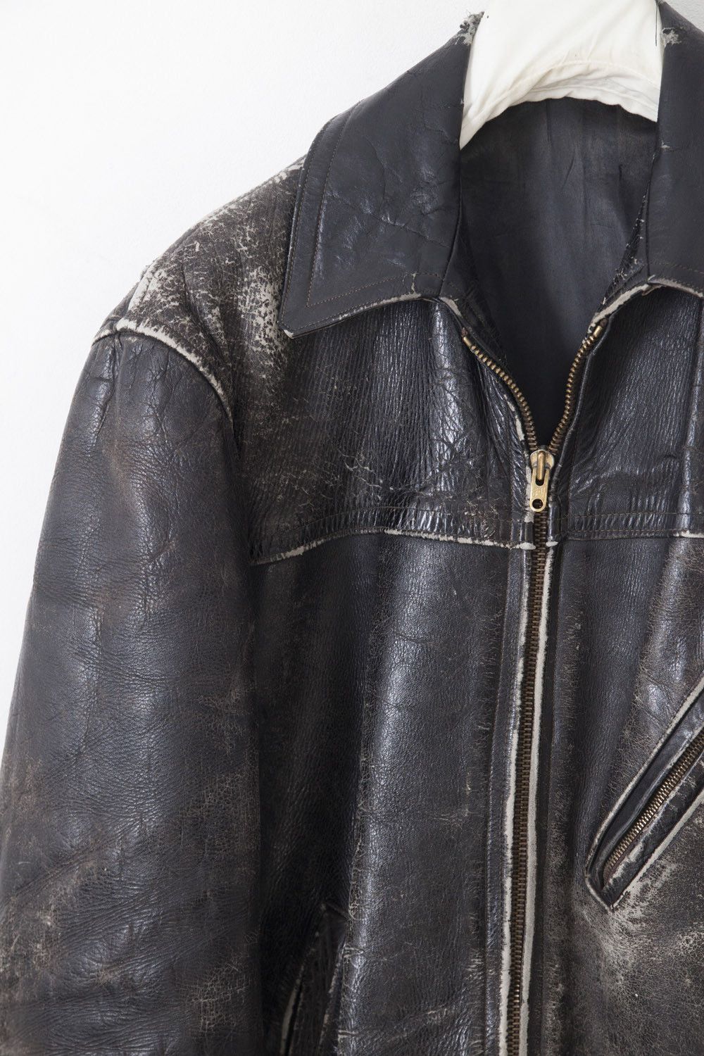 Vintage Vintage 1950's leather rider jacket Size US L / EU 52-54 / 3 - 2 Thumbnail