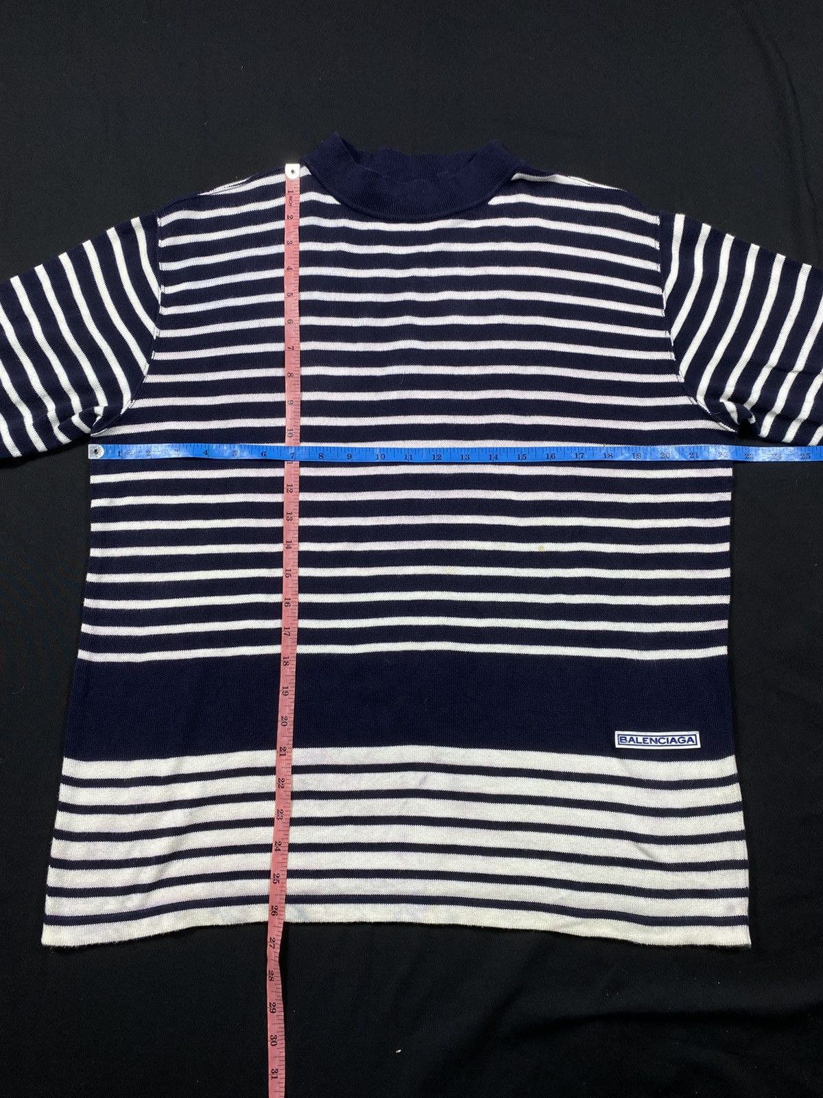 Balenciaga Vintage Balenciaga Stripe Classic Long Slevee Size US M / EU 48-50 / 2 - 7 Thumbnail