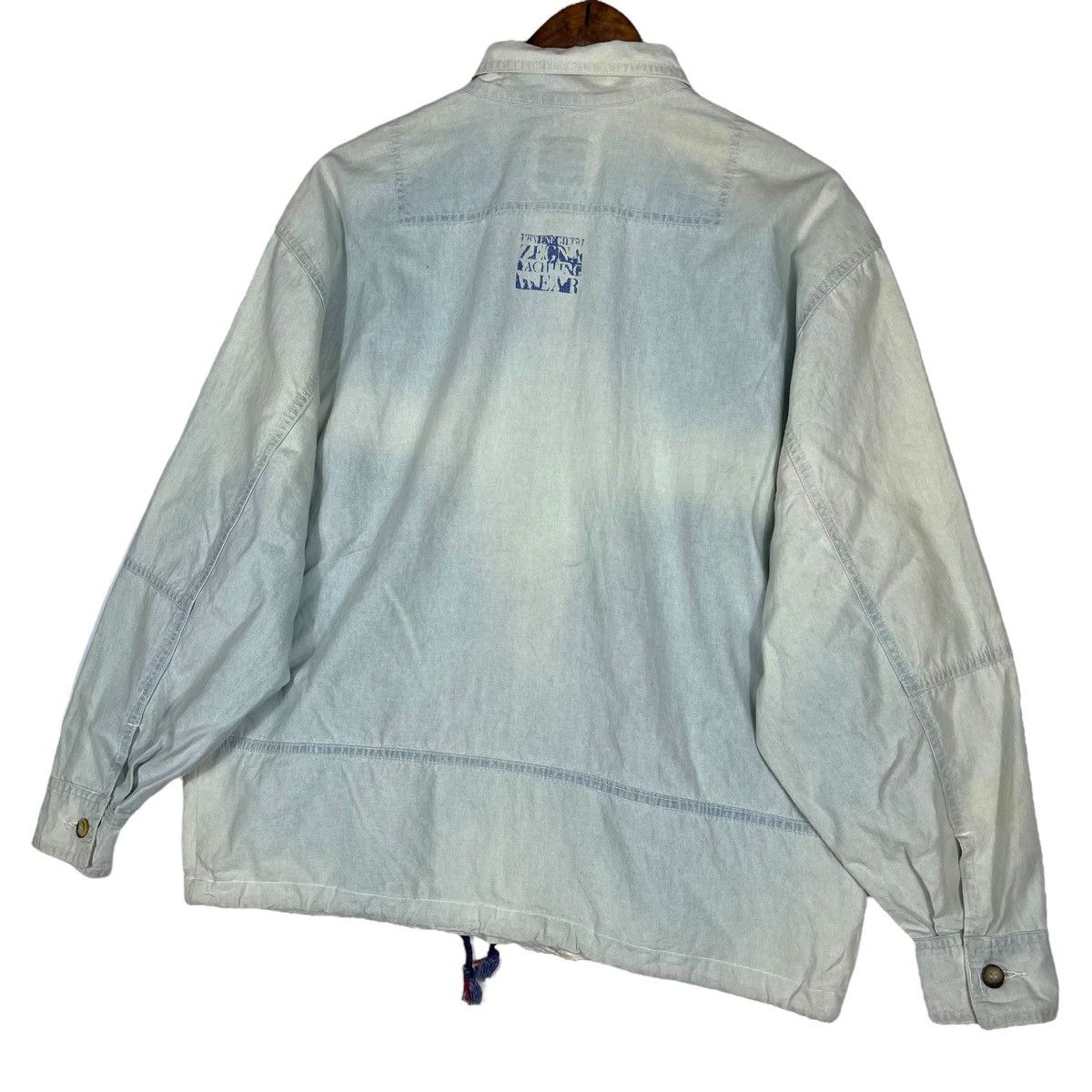 Ermenegildo Zegna Vintage 90s Ermenegildo Zegna Yachting Denim Jacket Size US L / EU 52-54 / 3 - 7 Thumbnail