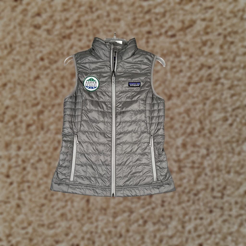 Patagonia Patagonia Nano Puff Vest Womens XS Gray Primaloft Insulated Full Zip Puffer Pocket Logo Patch Quilted Size XS / US 0-2 / IT 36-38 - 1 Thumbnail